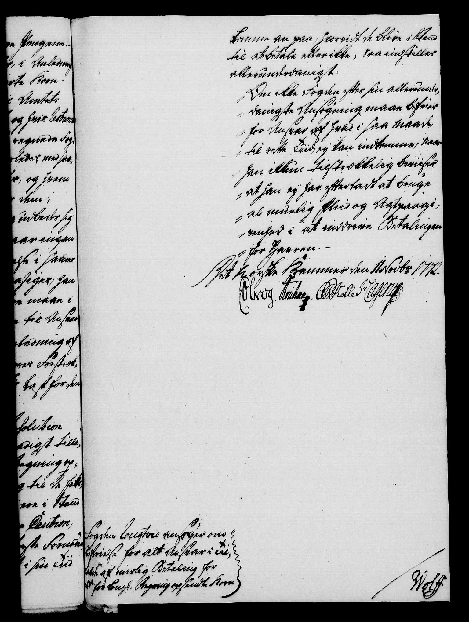 Rentekammeret, Kammerkanselliet, RA/EA-3111/G/Gf/Gfa/L0054: Norsk relasjons- og resolusjonsprotokoll (merket RK 52.54), 1771-1772, s. 742