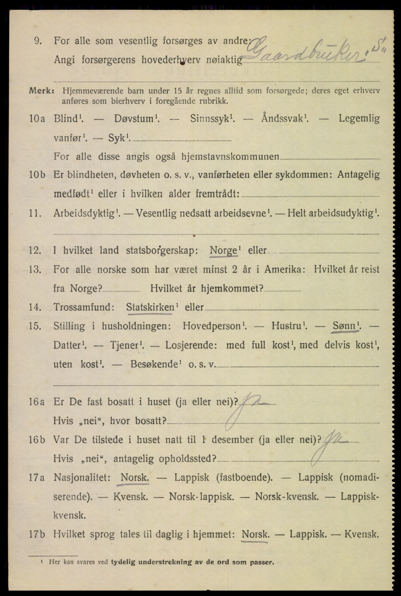 SAT, Folketelling 1920 for 1866 Hadsel herred, 1920, s. 8505