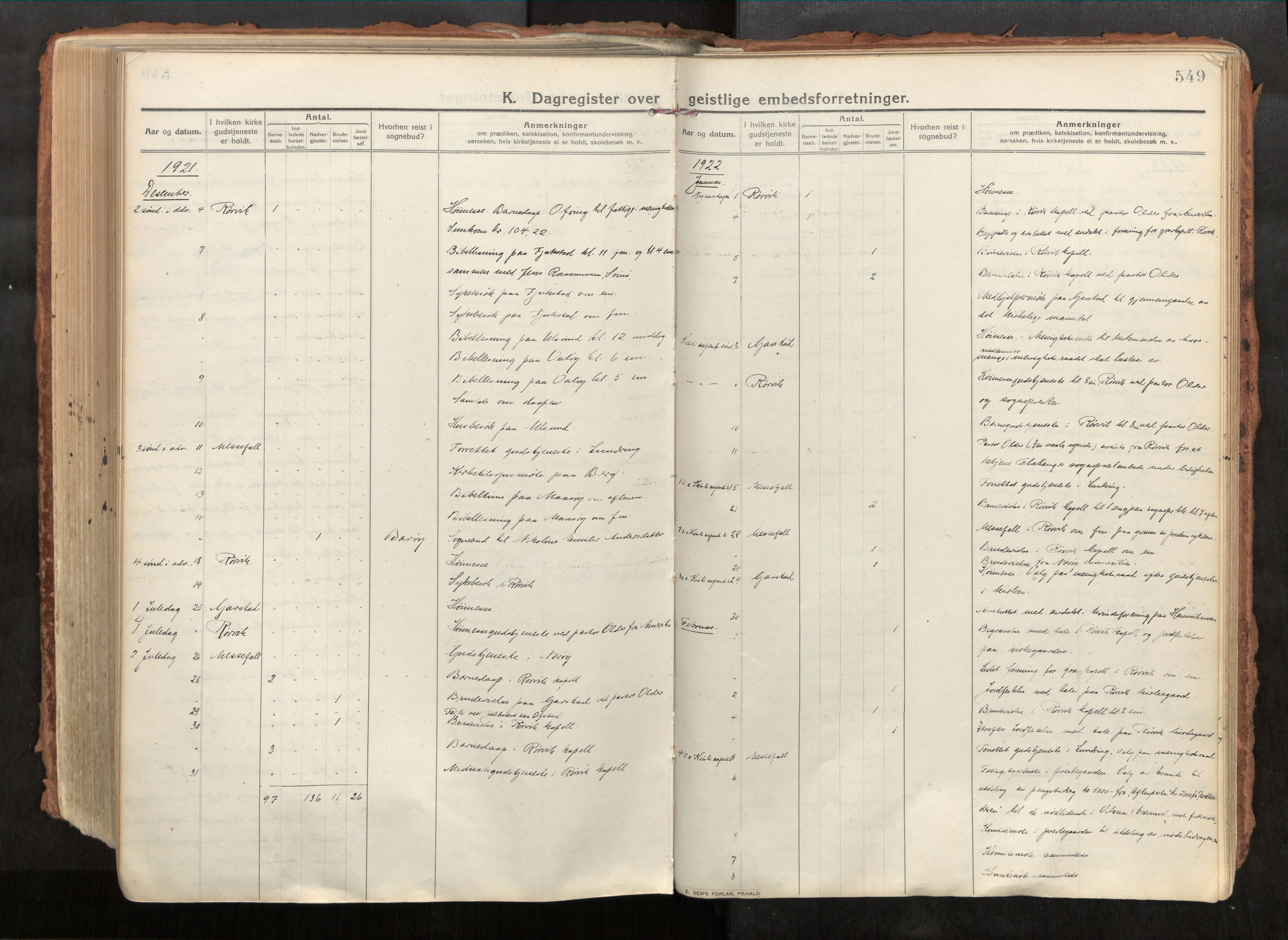 Vikna sokneprestkontor, AV/SAT-A-1173/1/I/I1/I1a/L0001: Ministerialbok nr. 1, 1913-1934, s. 549