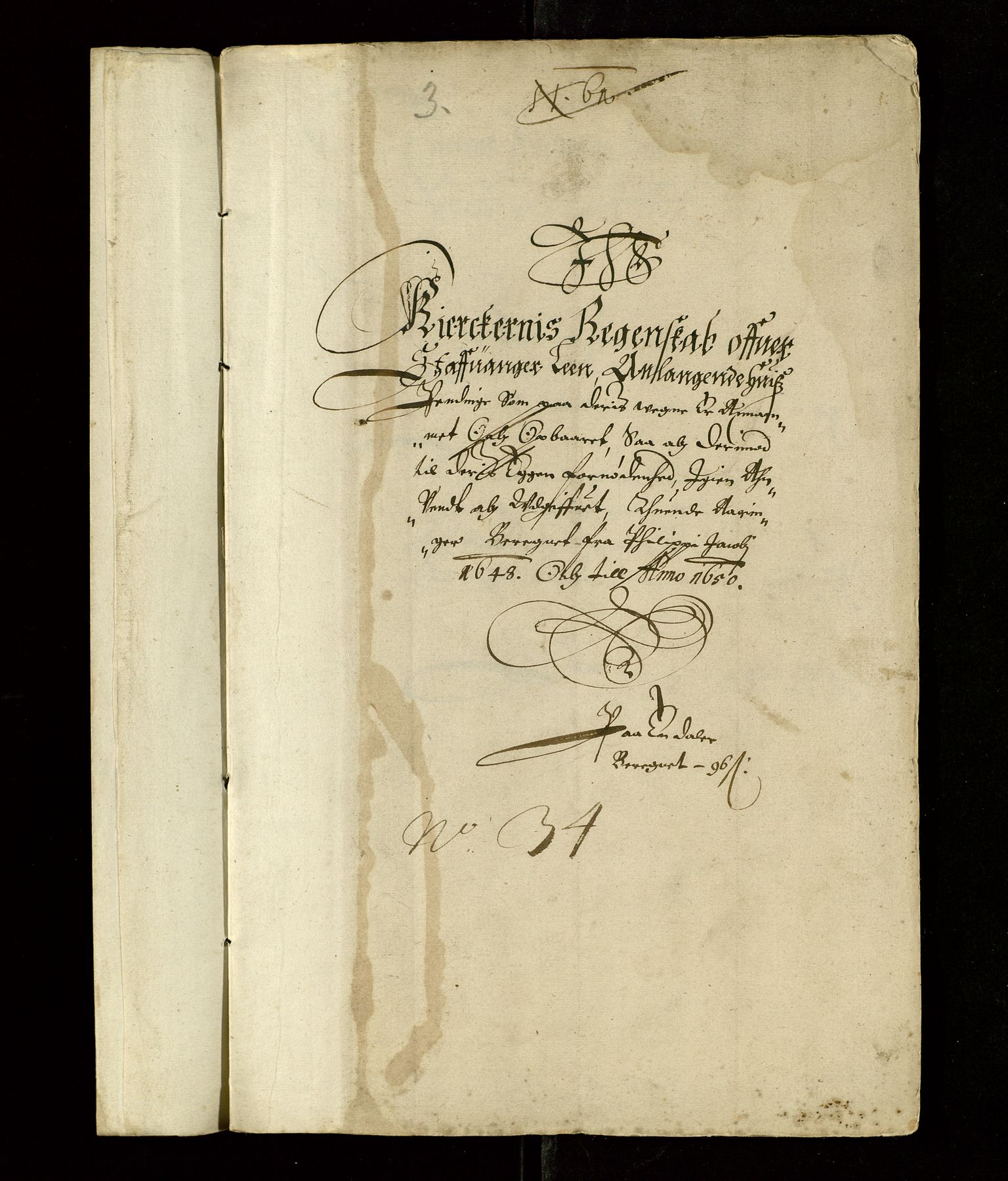 Stavanger len, AV/SAST-A-101870/Ob/L0023: Diverse, 1639-1652, s. 345