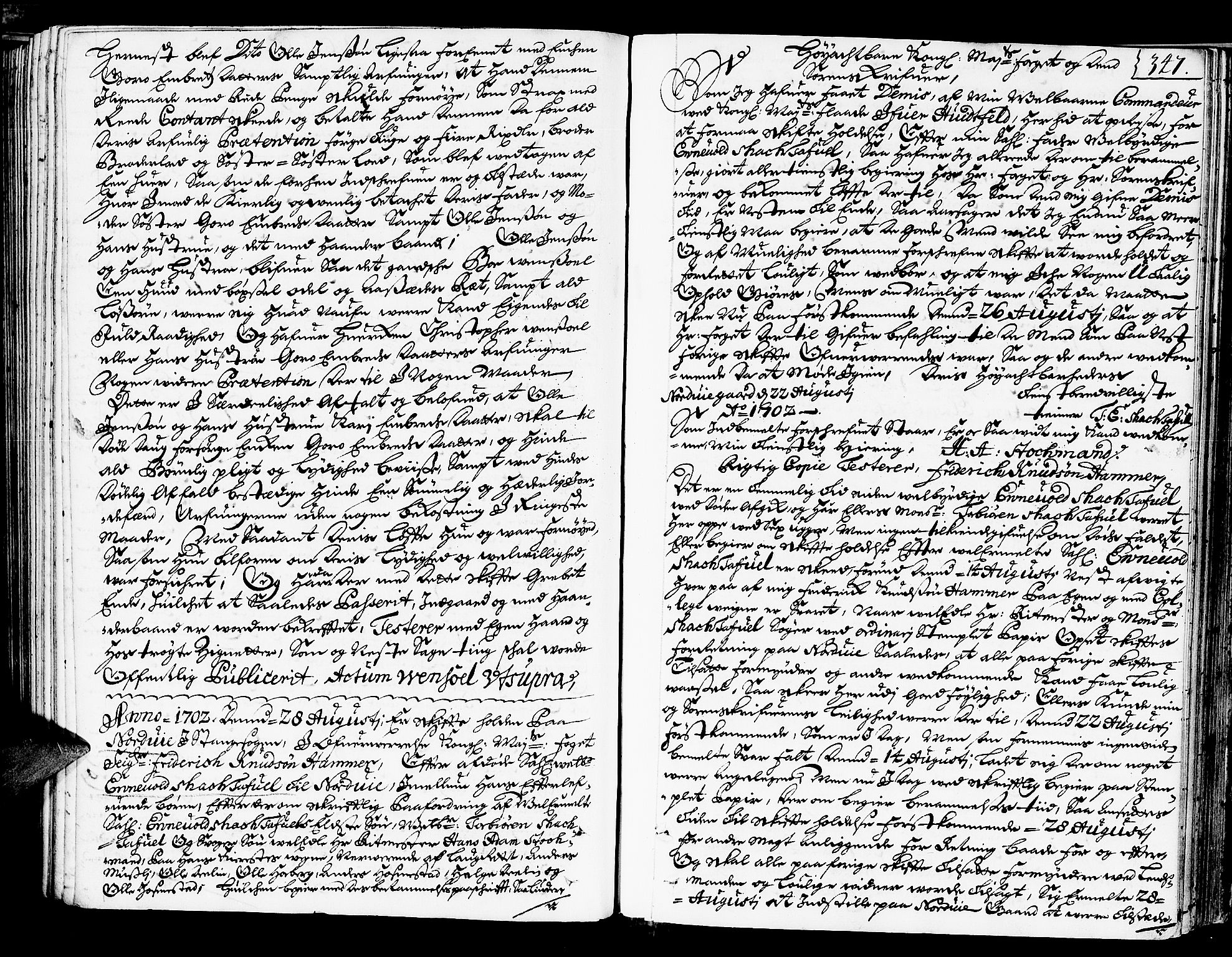 Hedemarken sorenskriveri, AV/SAH-TING-034/J/Ja/L0003: Skifteprotokoll, 1699-1705, s. 346b-347a