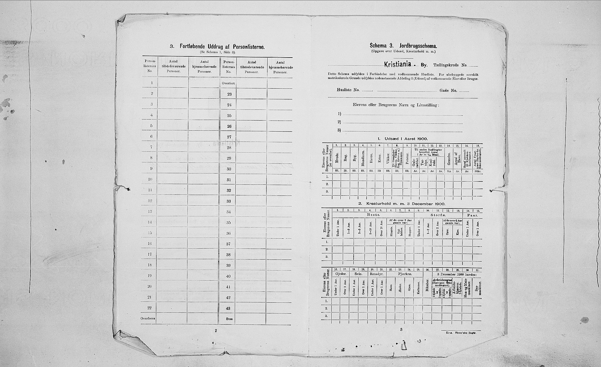 SAO, Folketelling 1900 for 0301 Kristiania kjøpstad, 1900, s. 73470