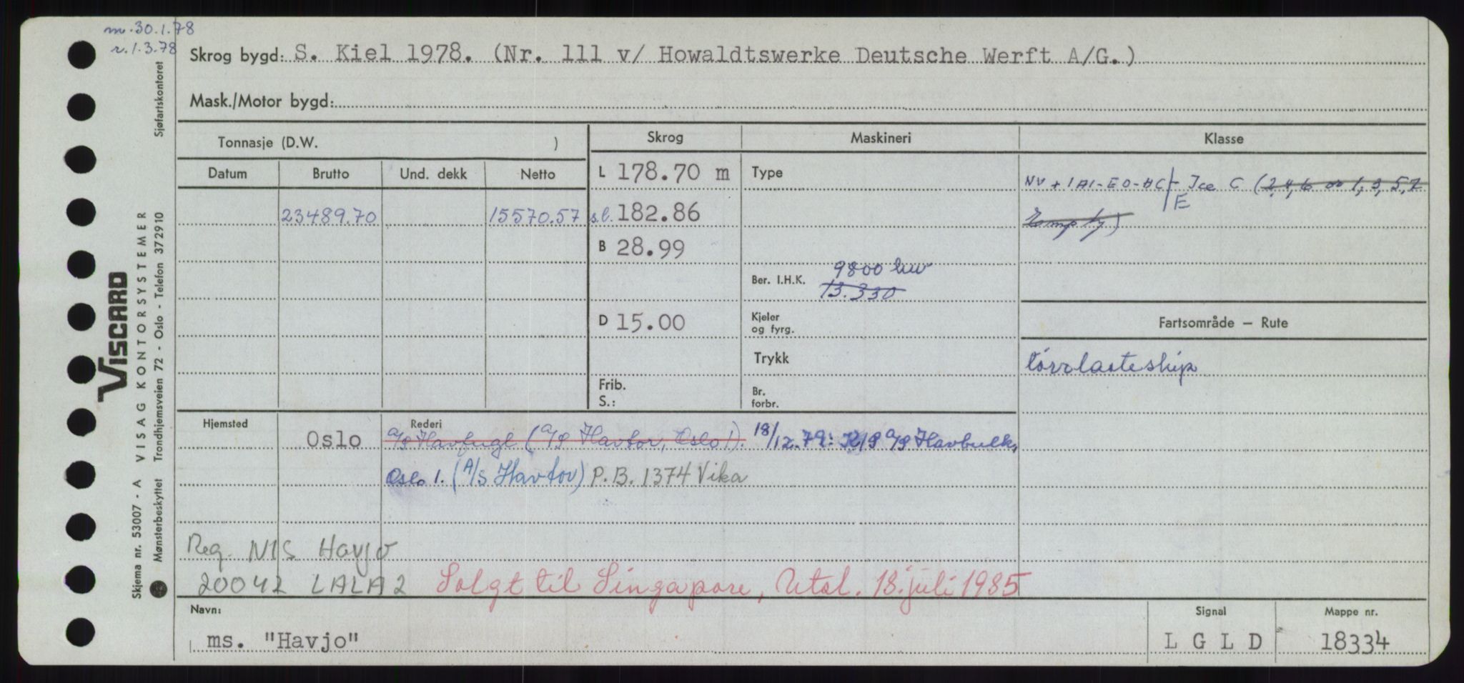 Sjøfartsdirektoratet med forløpere, Skipsmålingen, RA/S-1627/H/Hd/L0014: Fartøy, H-Havl, s. 589