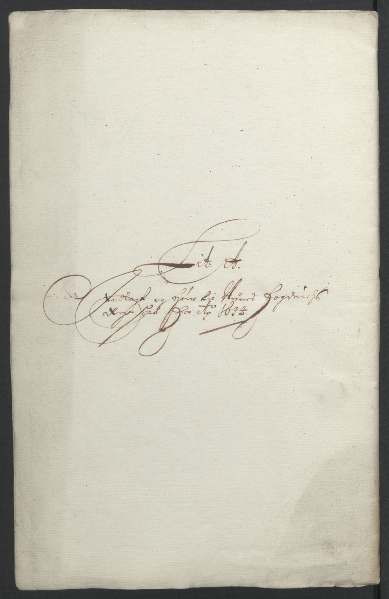 Rentekammeret inntil 1814, Reviderte regnskaper, Fogderegnskap, AV/RA-EA-4092/R39/L2312: Fogderegnskap Nedenes, 1693-1695, s. 129