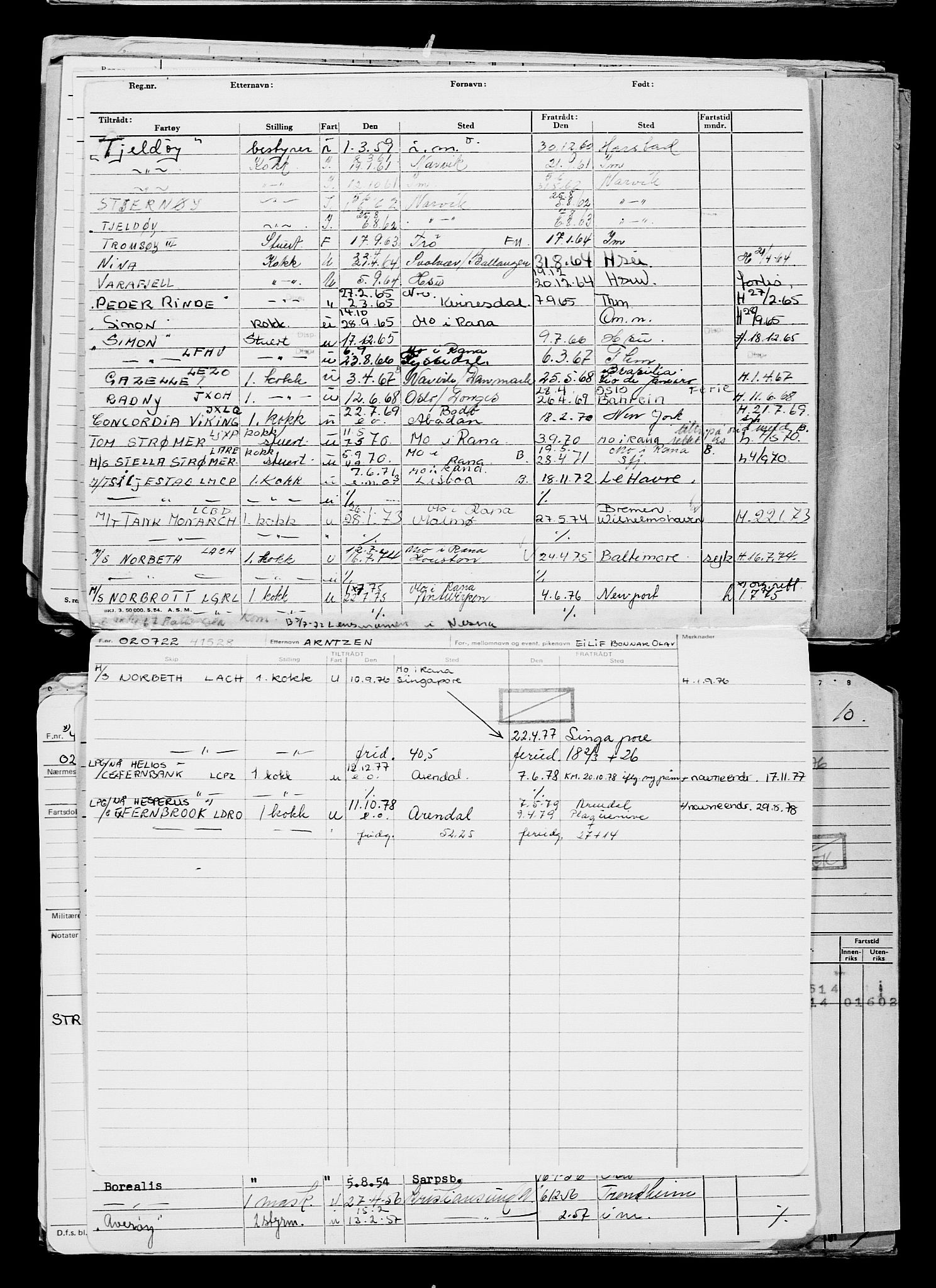 Direktoratet for sjømenn, AV/RA-S-3545/G/Gb/L0208: Hovedkort, 1922, s. 201