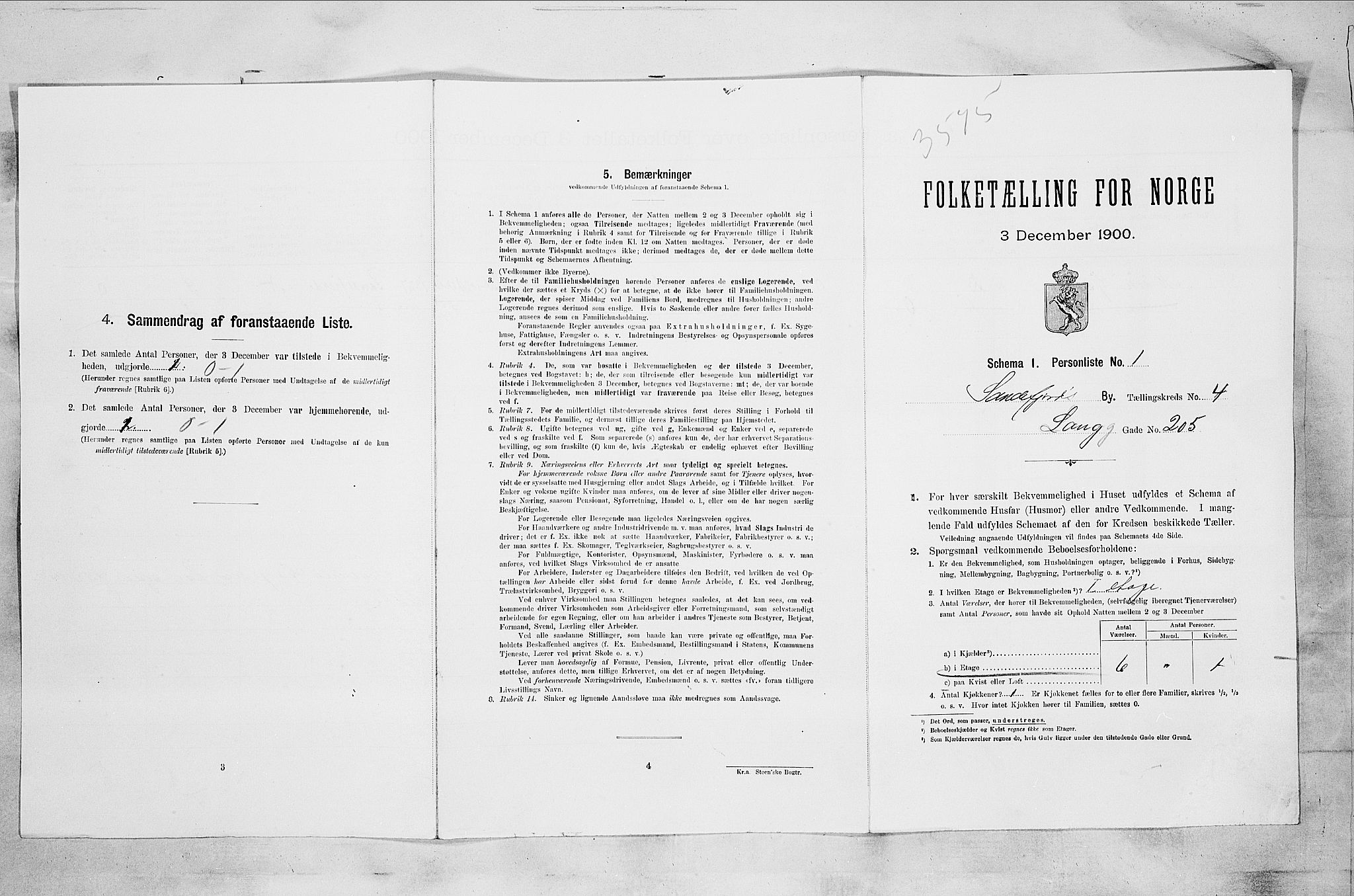 RA, Folketelling 1900 for 0706 Sandefjord kjøpstad, 1900, s. 928