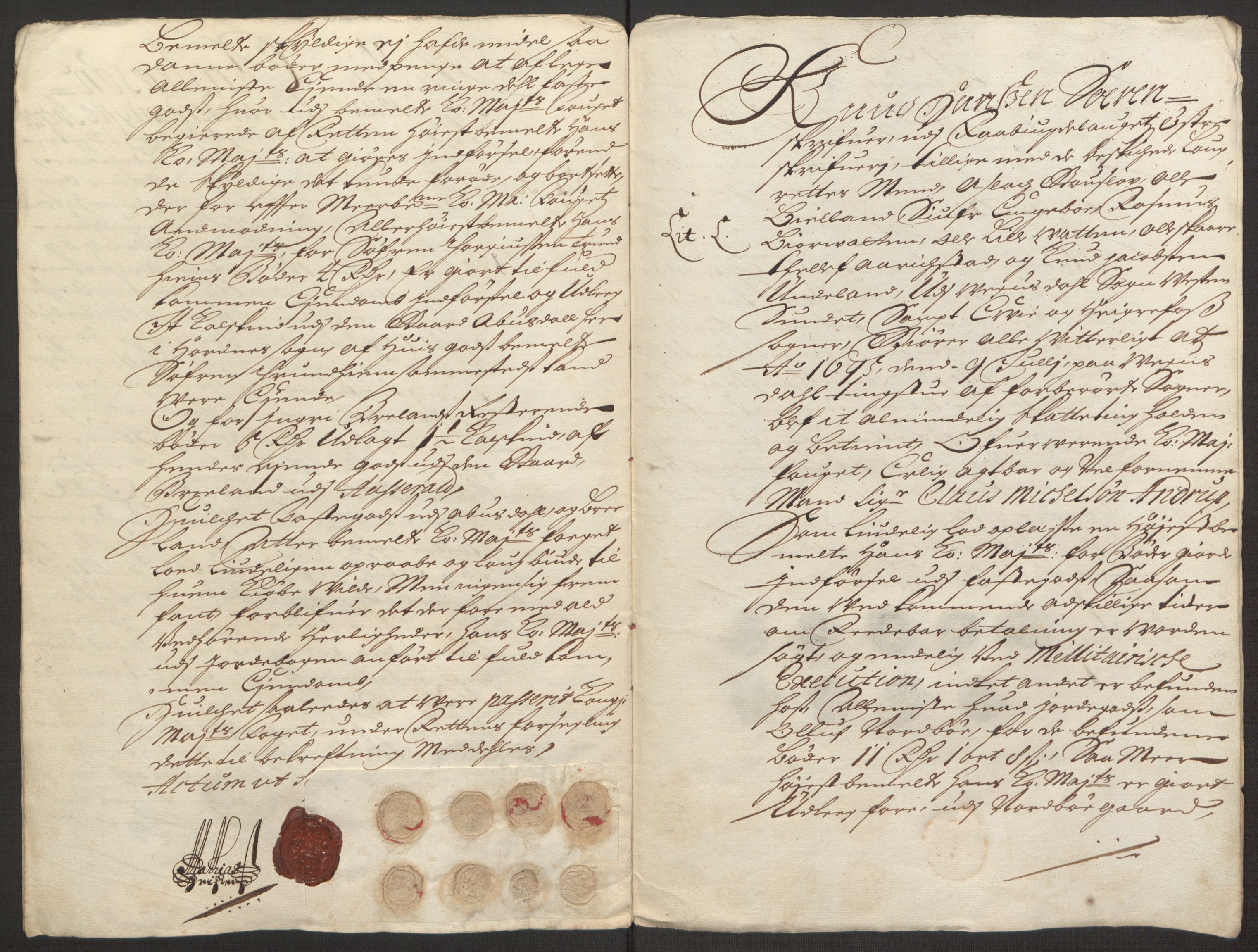 Rentekammeret inntil 1814, Reviderte regnskaper, Fogderegnskap, RA/EA-4092/R40/L2444: Fogderegnskap Råbyggelag, 1693-1696, s. 291