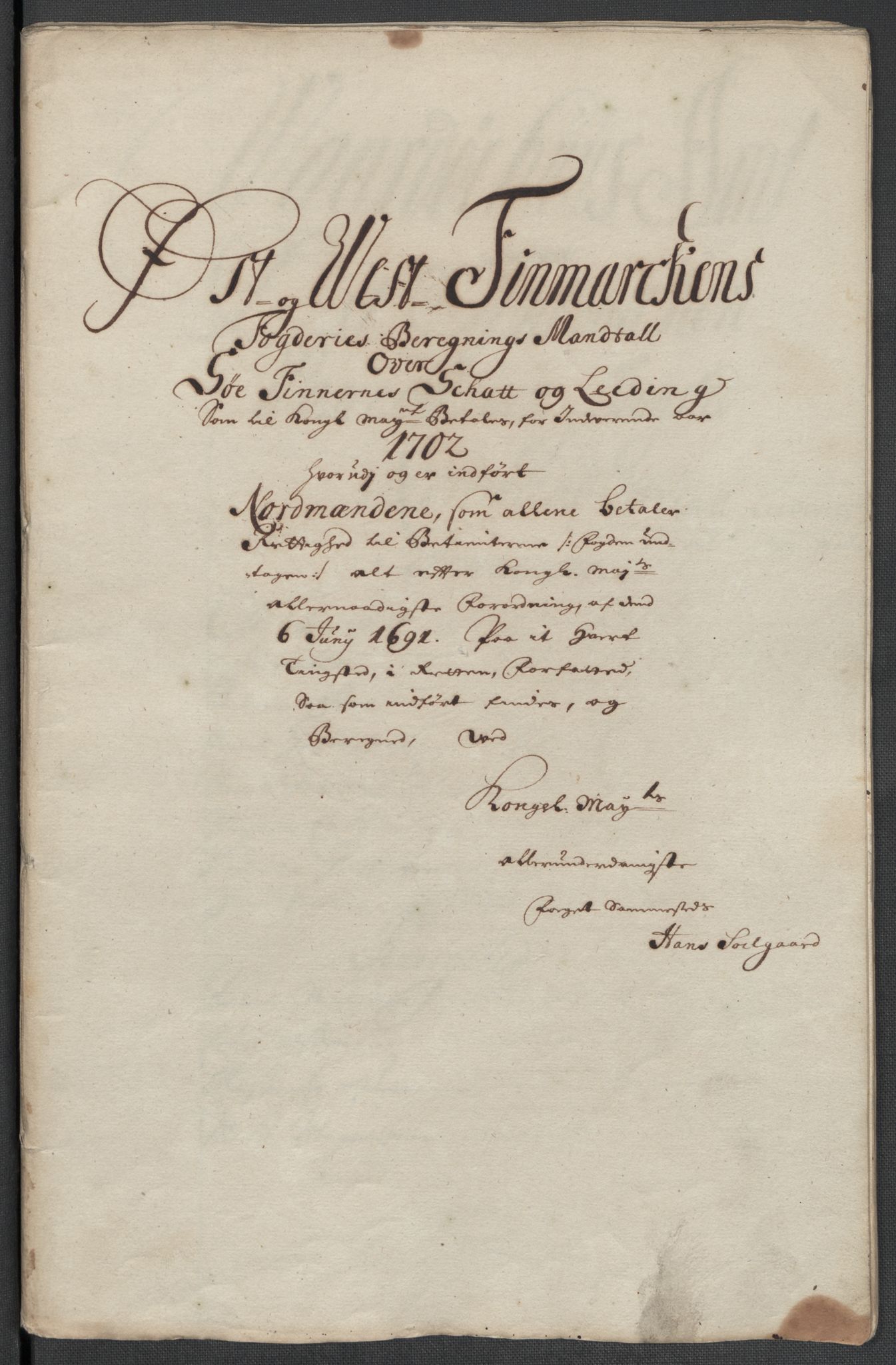 Rentekammeret inntil 1814, Reviderte regnskaper, Fogderegnskap, RA/EA-4092/R69/L4852: Fogderegnskap Finnmark/Vardøhus, 1701-1704, s. 147