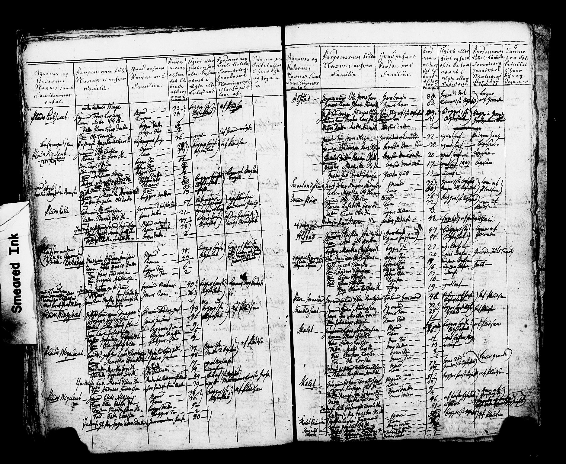 SAT, Lokal folketelling 1810 for Frosta prestegjeld, 1717S1 Frosta sokn, 1810, s. 9
