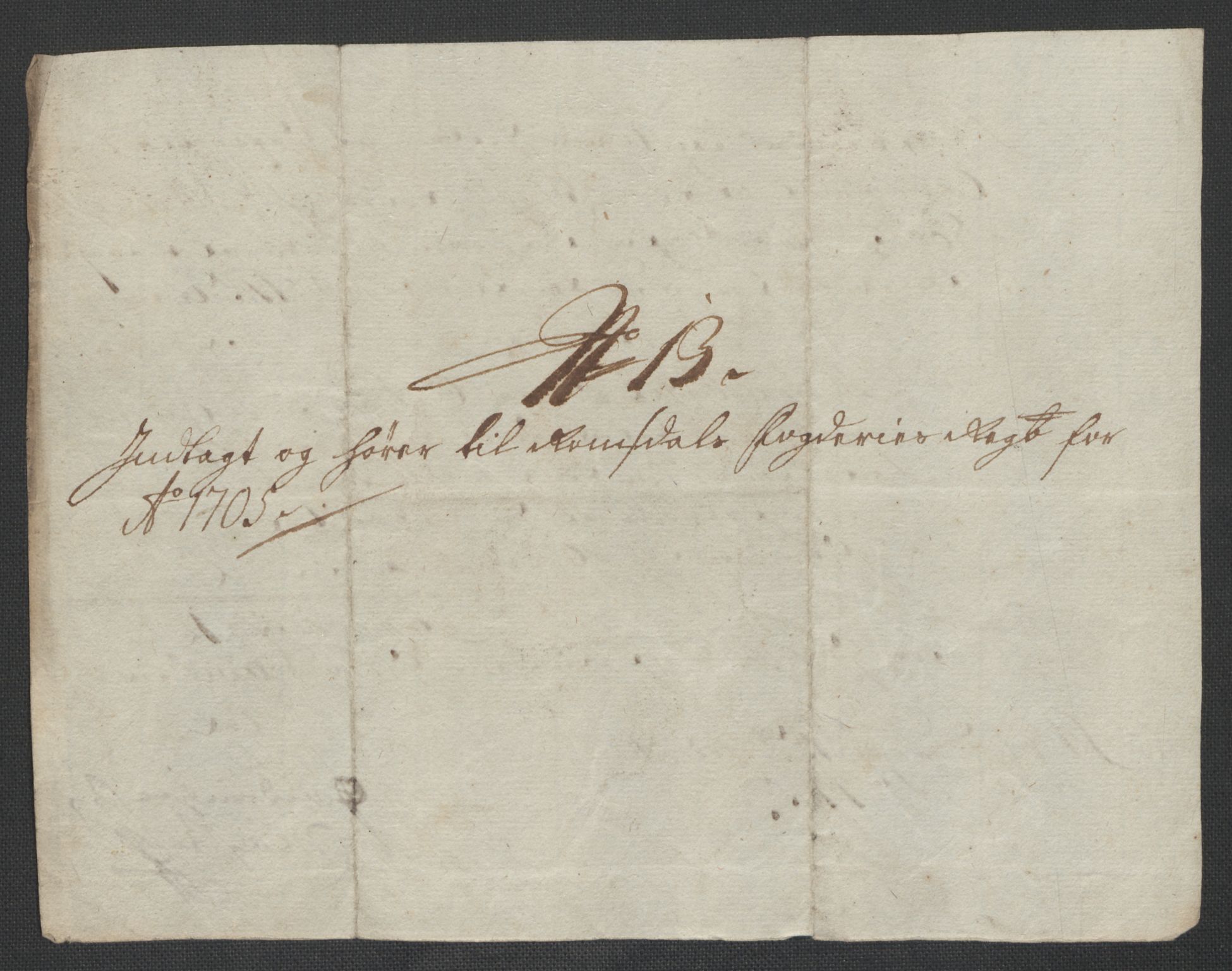 Rentekammeret inntil 1814, Reviderte regnskaper, Fogderegnskap, RA/EA-4092/R55/L3656: Fogderegnskap Romsdal, 1703-1705, s. 471