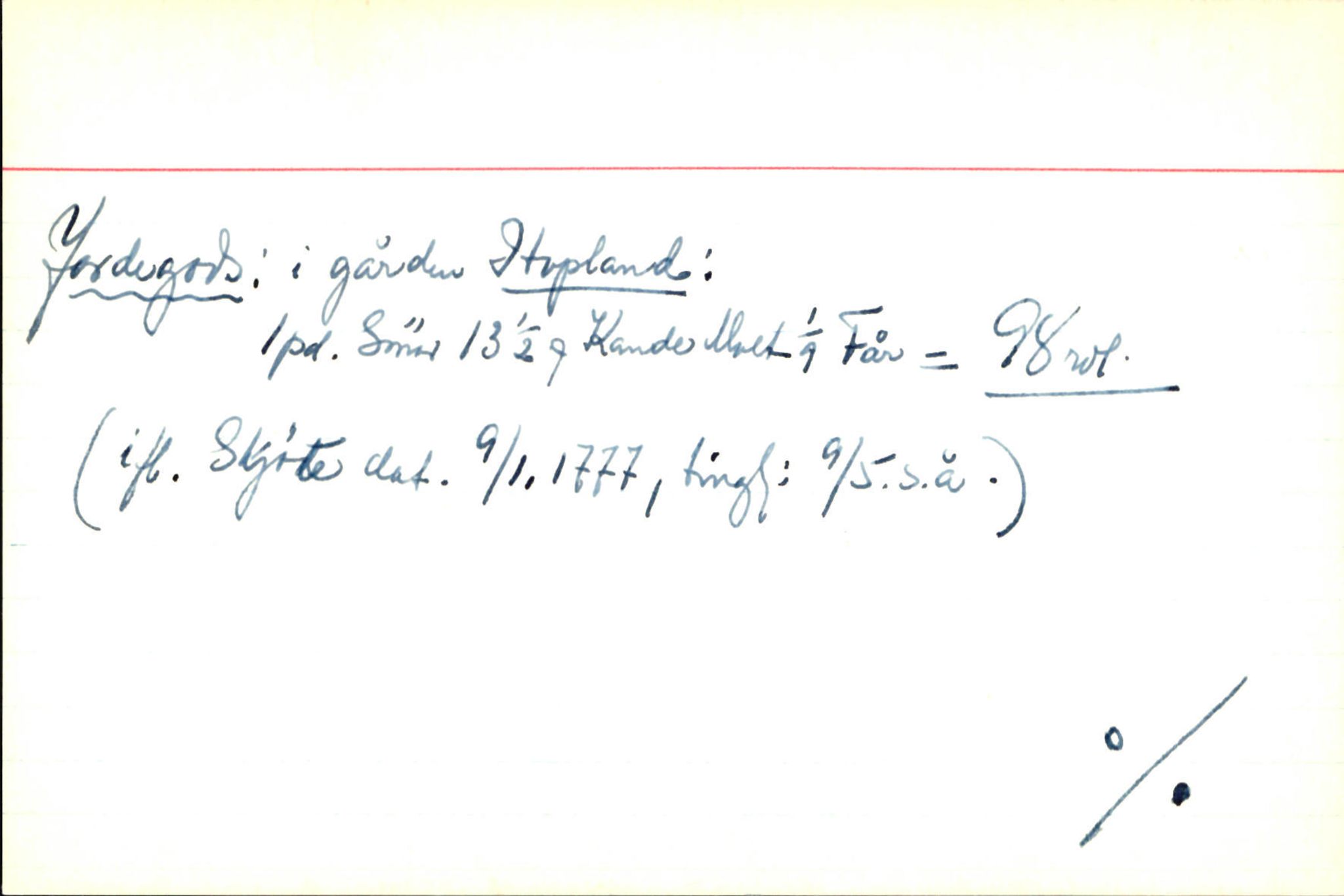 Skiftekort ved Statsarkivet i Bergen, SAB/SKIFTEKORT/001/L0003: Skifteprotokoll nr. 6, 1776-1783, s. 18