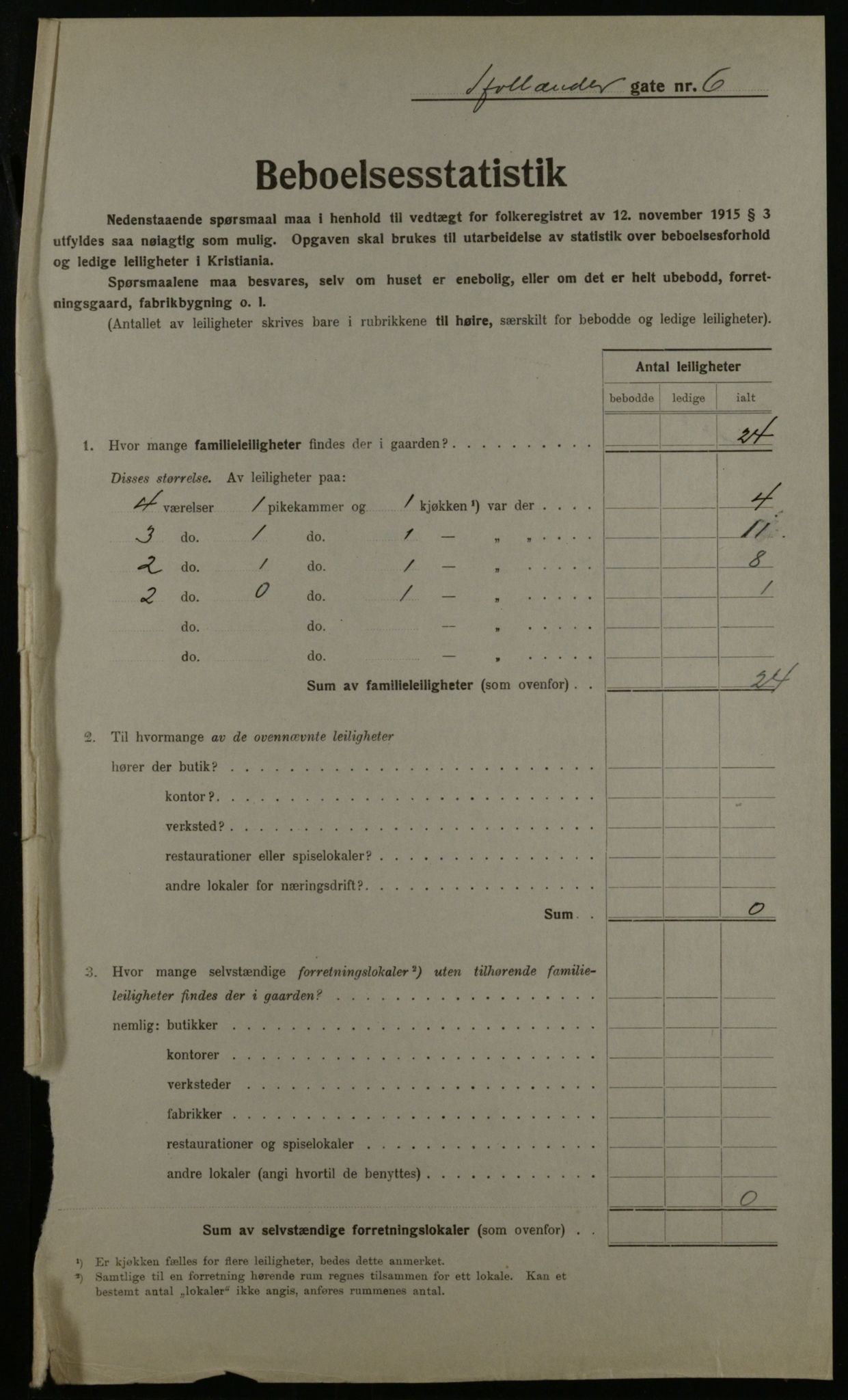 OBA, Kommunal folketelling 1.12.1923 for Kristiania, 1923, s. 45580