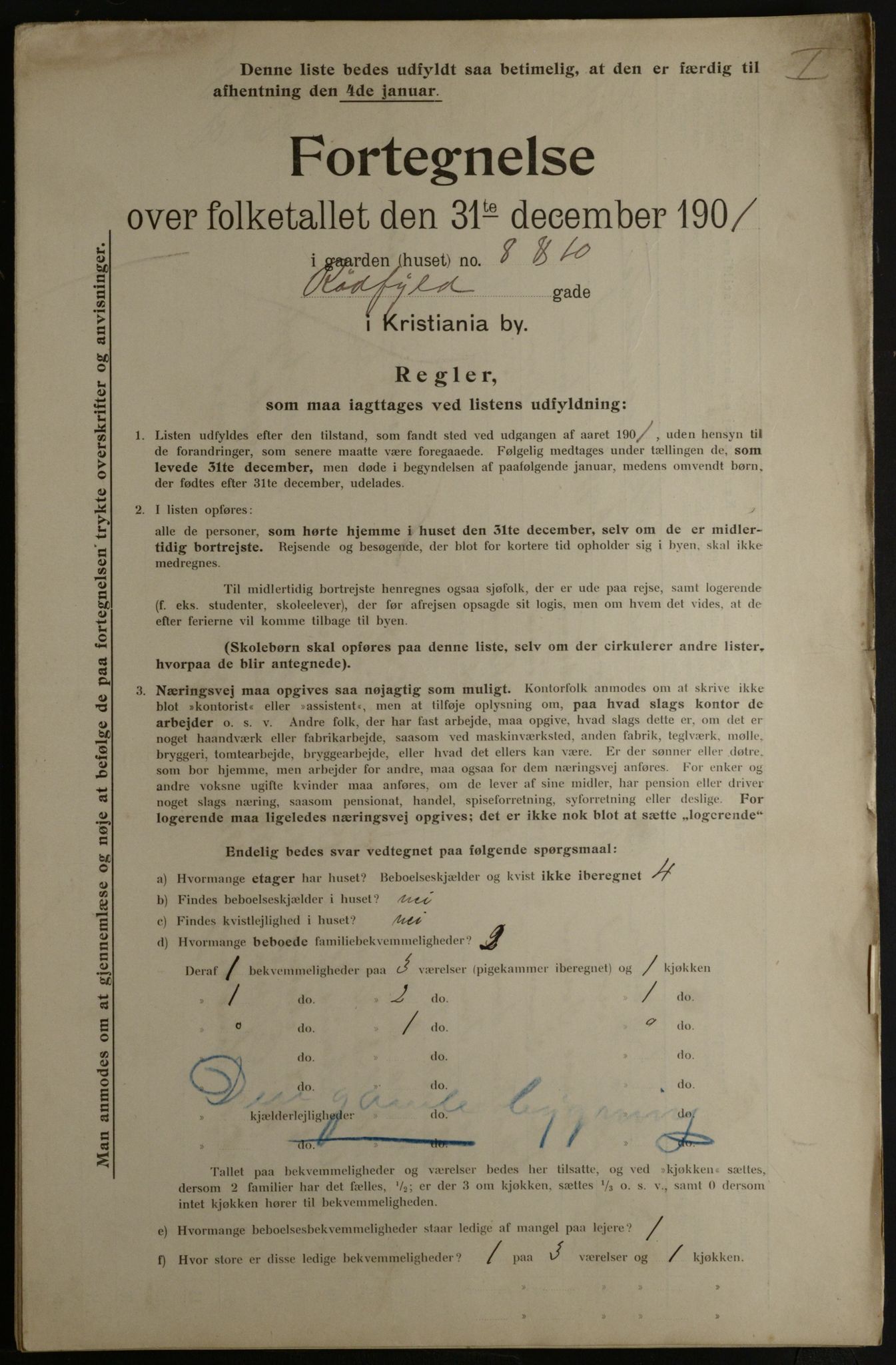 OBA, Kommunal folketelling 31.12.1901 for Kristiania kjøpstad, 1901, s. 13173