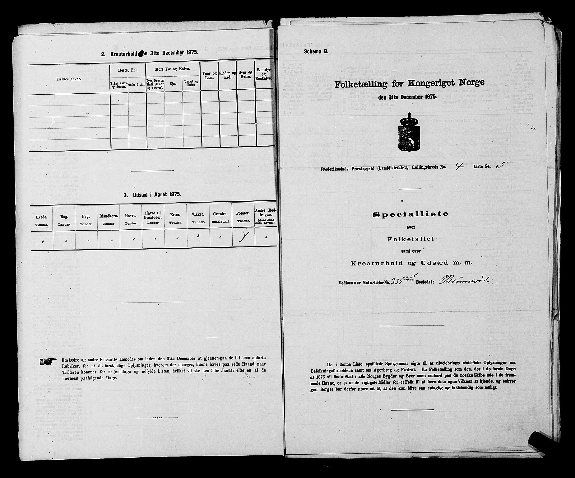 RA, Folketelling 1875 for 0132L Fredrikstad prestegjeld, Glemmen sokn, 1875, s. 797