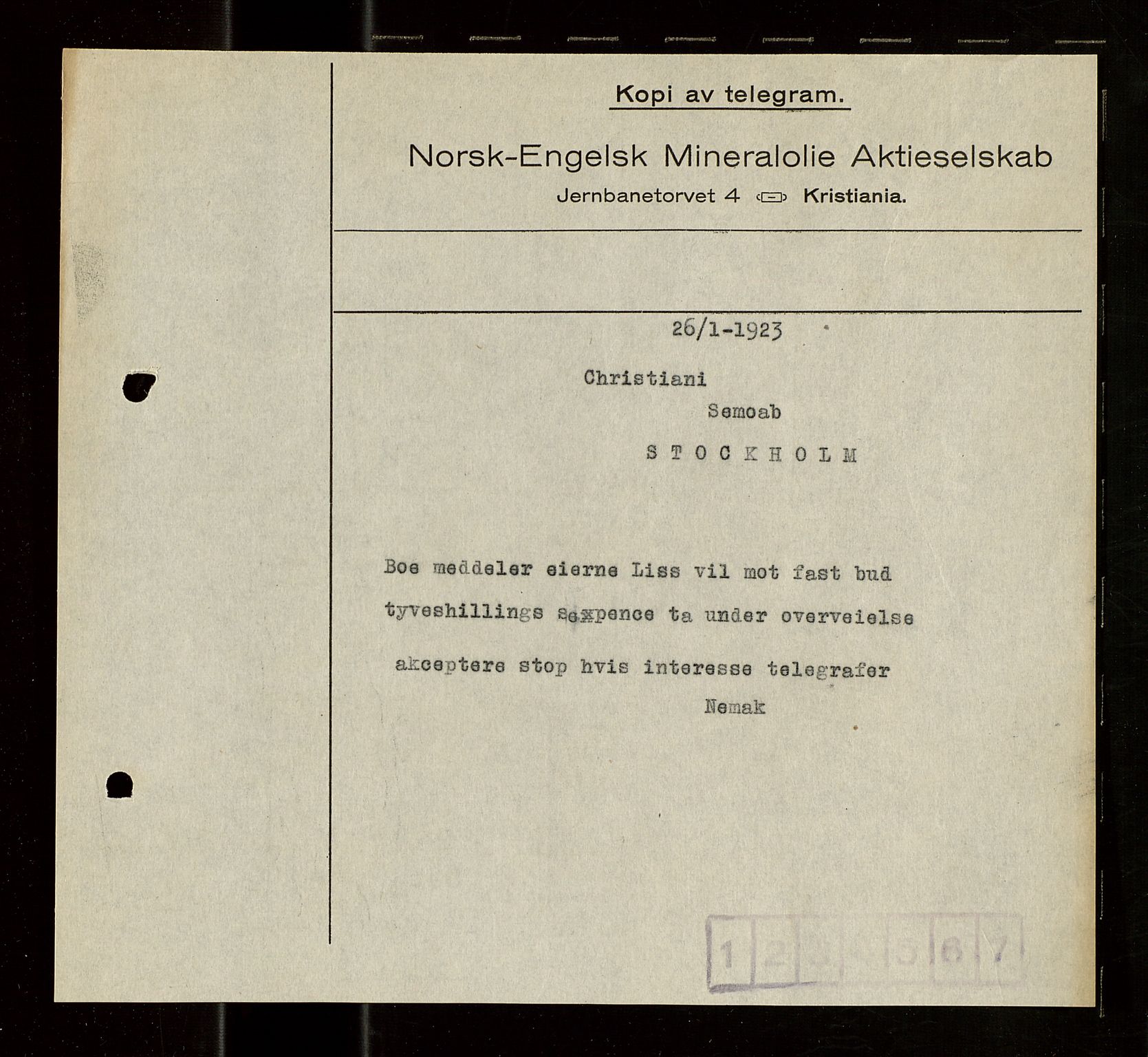 Pa 1521 - A/S Norske Shell, AV/SAST-A-101915/E/Ea/Eaa/L0021: Sjefskorrespondanse, 1918, s. 93