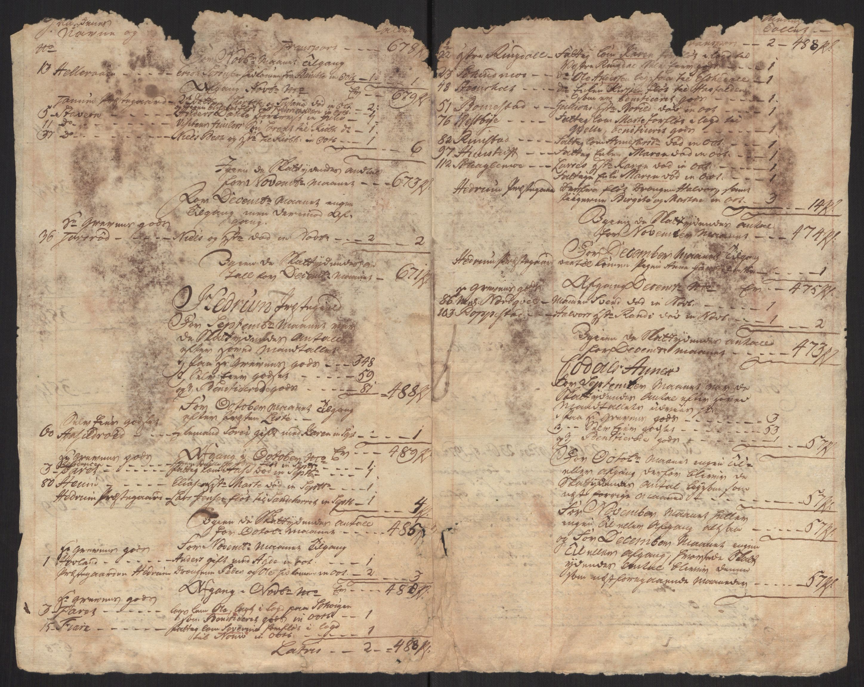 Larvik grevskap, SAKO/A-1056/Y/Yb/L0001: Dokumenter, 1698-1782, s. 59