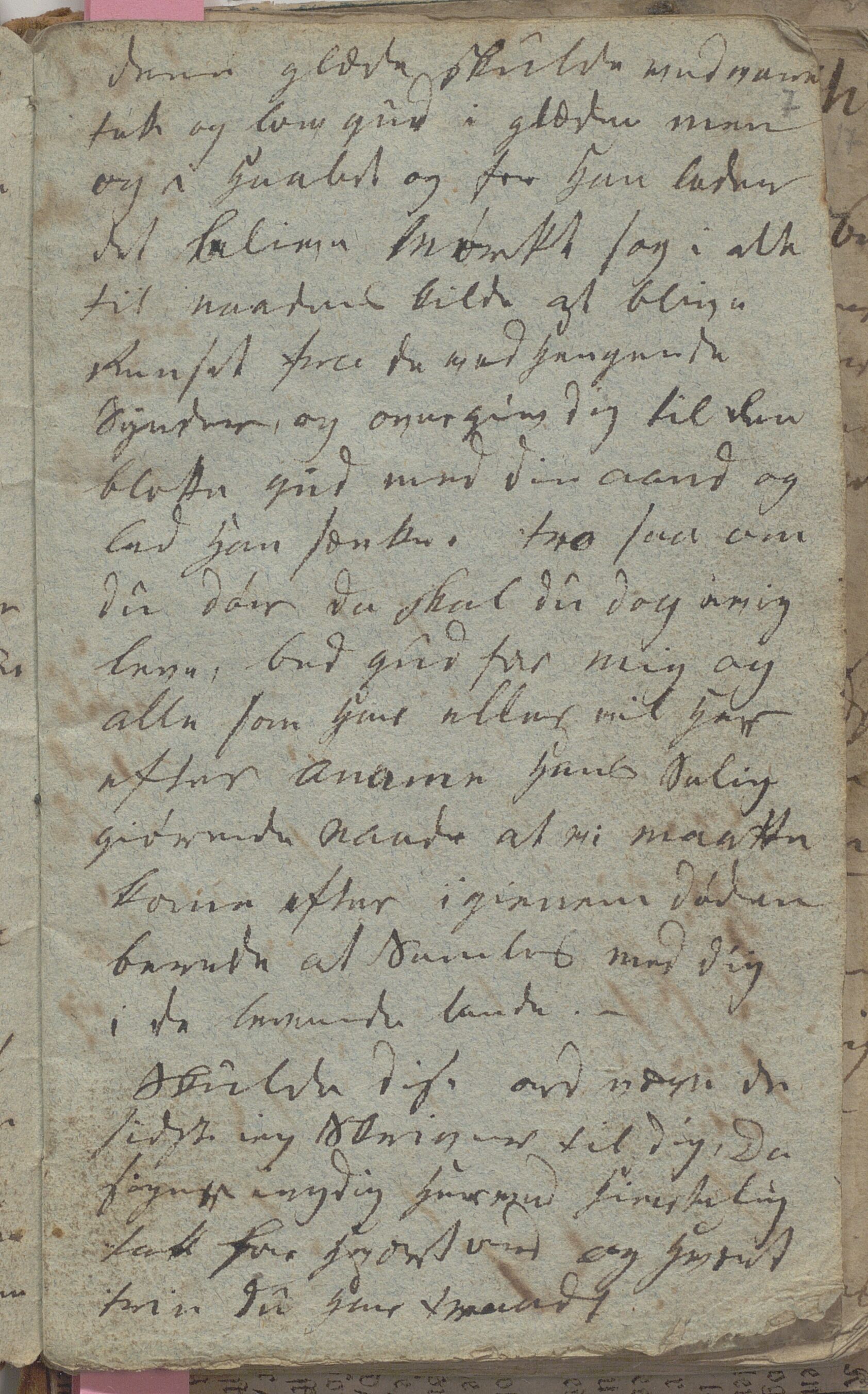 Heggtveitsamlingen, TMF/A-1007/H/L0045/0004: Brev, kopibøker, biografiske opptegnelser etc. / "Blegen", 1815-1830, s. 7