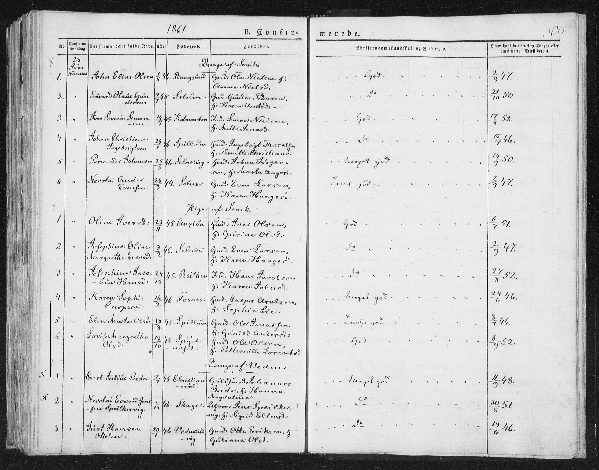 Ministerialprotokoller, klokkerbøker og fødselsregistre - Nord-Trøndelag, SAT/A-1458/764/L0551: Ministerialbok nr. 764A07a, 1824-1864, s. 309