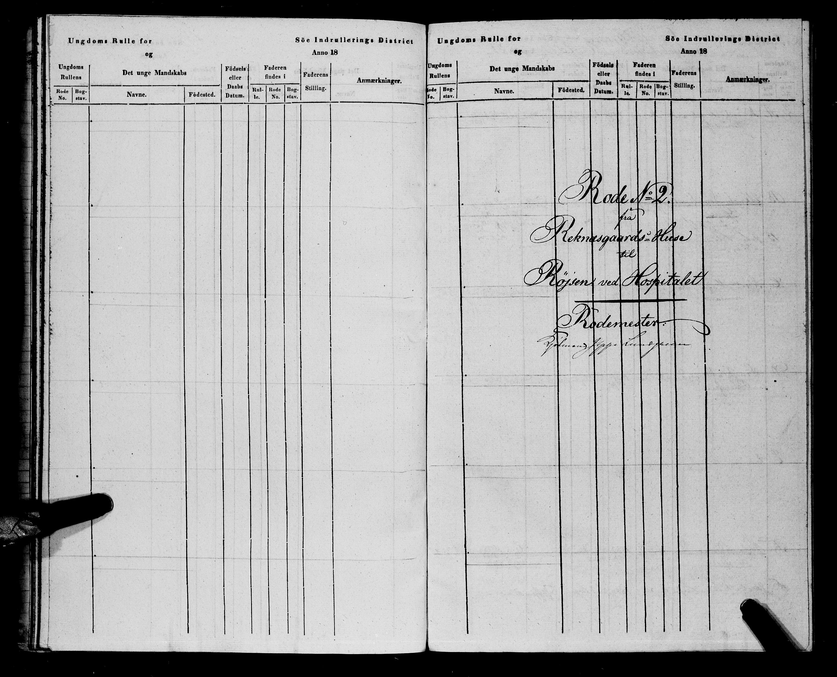 Sjøinnrulleringen - Trondhjemske distrikt, AV/SAT-A-5121/01/L0308/0001: -- / Hovedrulle, ungdomsrulle og ekstrarulle for Molde, 1831-1846