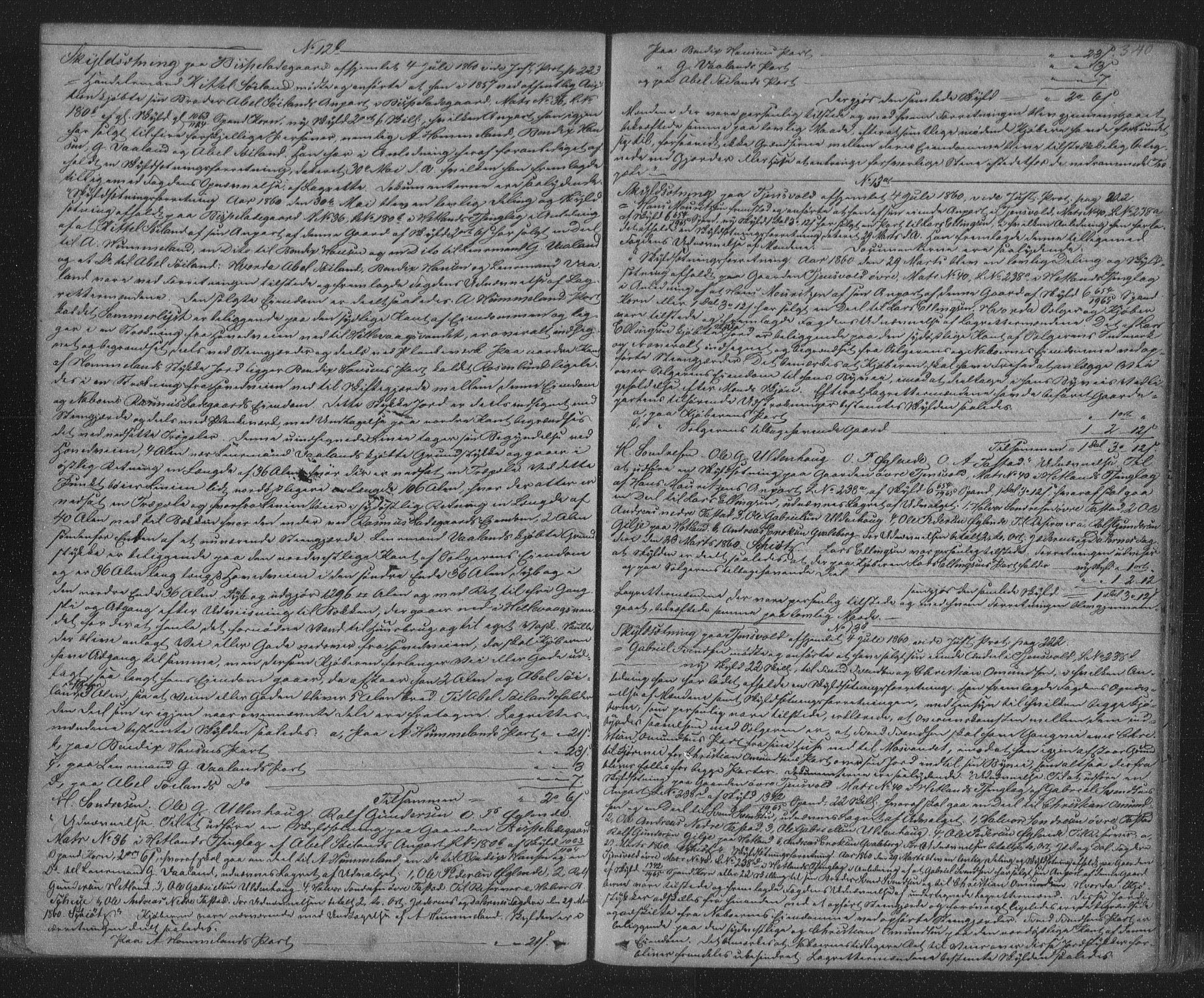 Jæren og Dalane sorenskriveri, SAST/A-100306/4/41/41BB/L0008: Pantebok nr. 6, 1857-1862, s. 340
