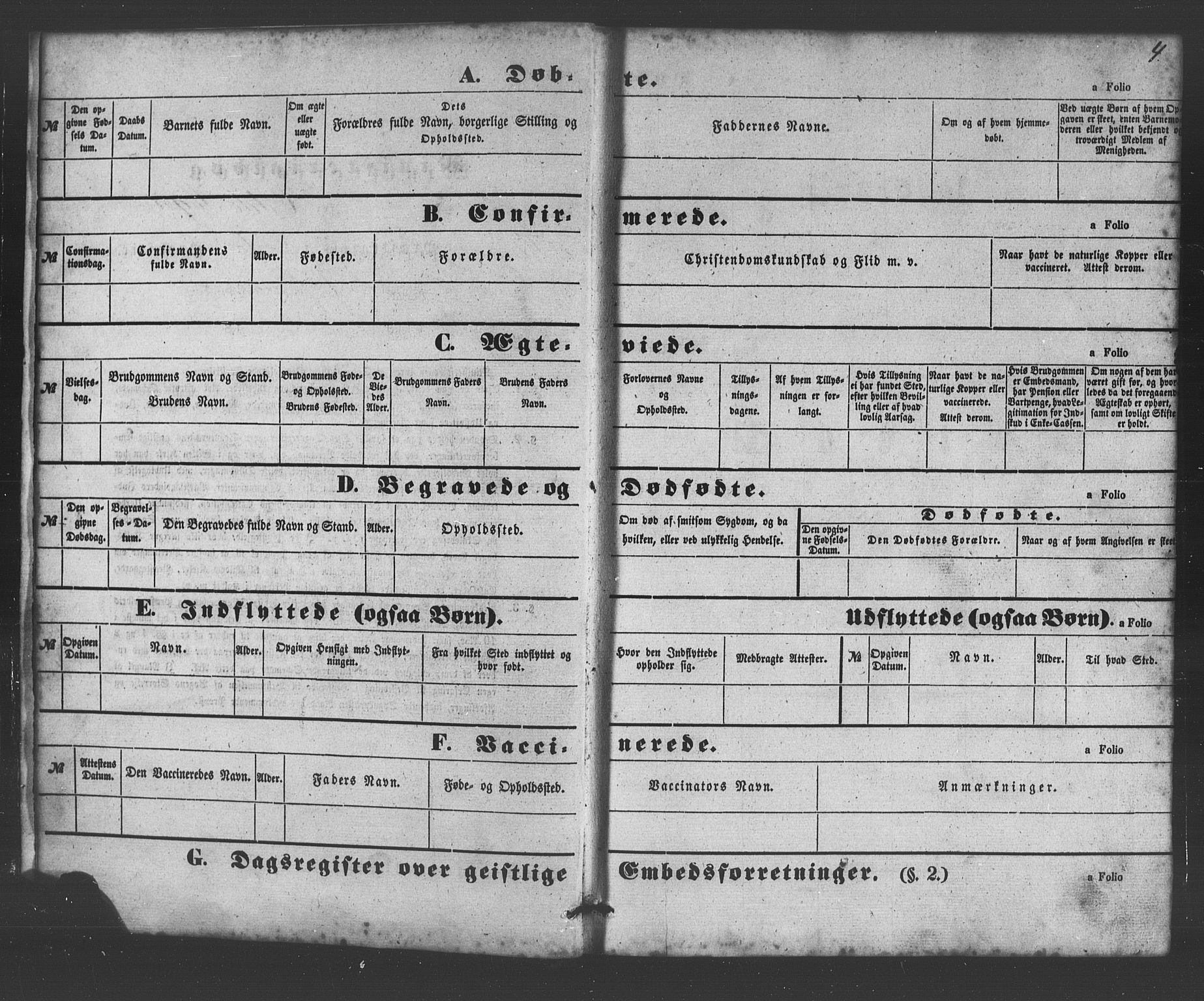 Odda Sokneprestembete, AV/SAB-A-77201/H/Hab: Klokkerbok nr. A 4, 1858-1886, s. 4
