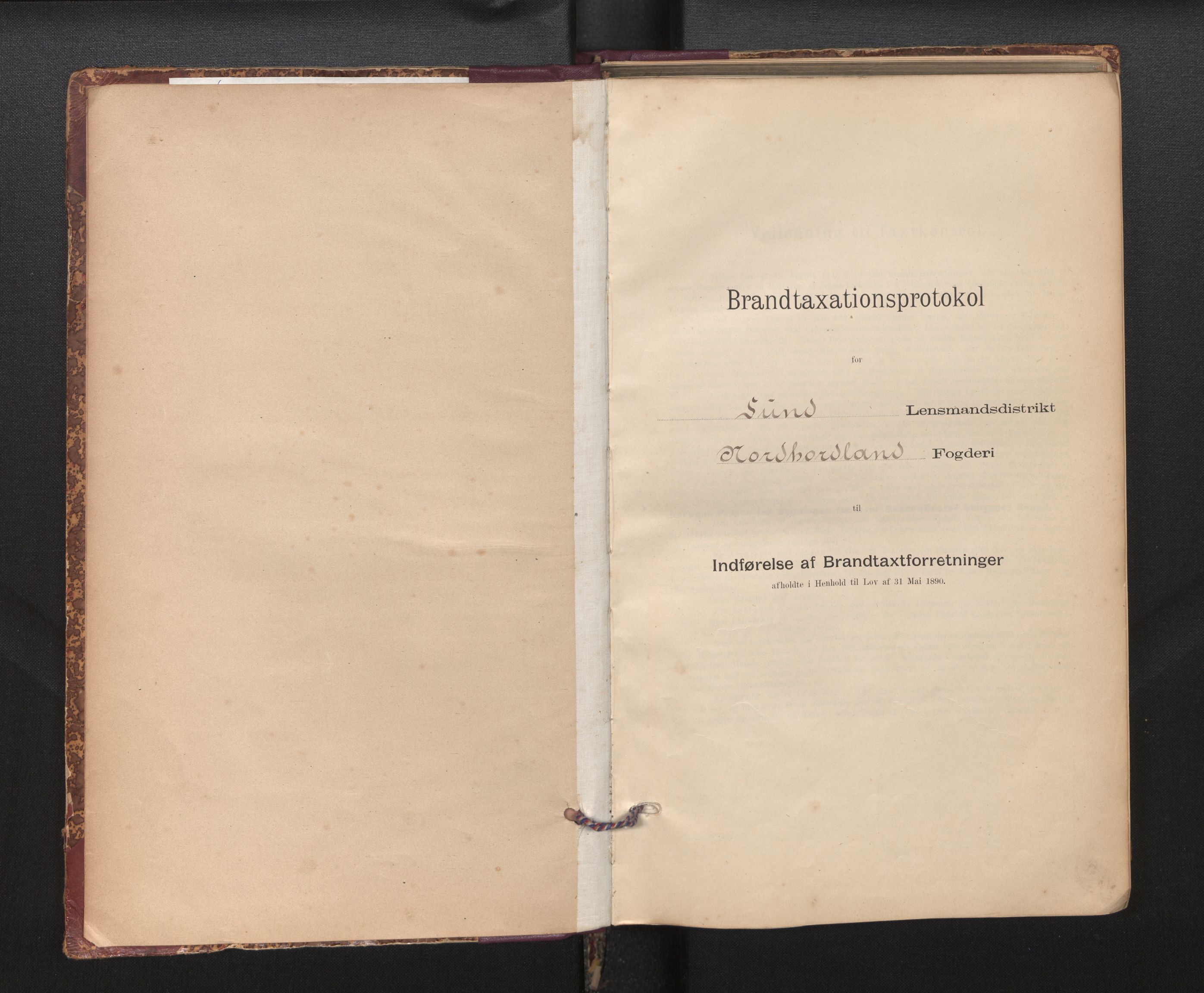 Lensmannen i Sund og Austevoll, SAB/A-35201/0012/L0003: Branntakstprotokoll, skjematakst, 1894-1917