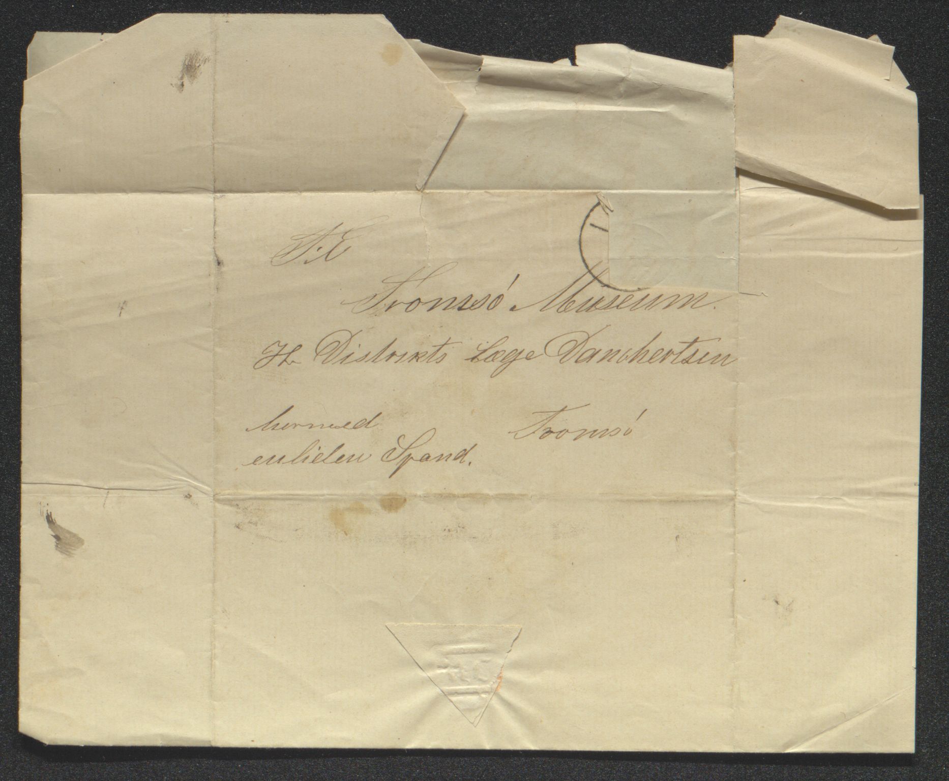 Tromsø Museum, AV/SATØ-S-0162/D/Db/L0032: Journalsaker og innkomne brev, 1872-1878, s. 237