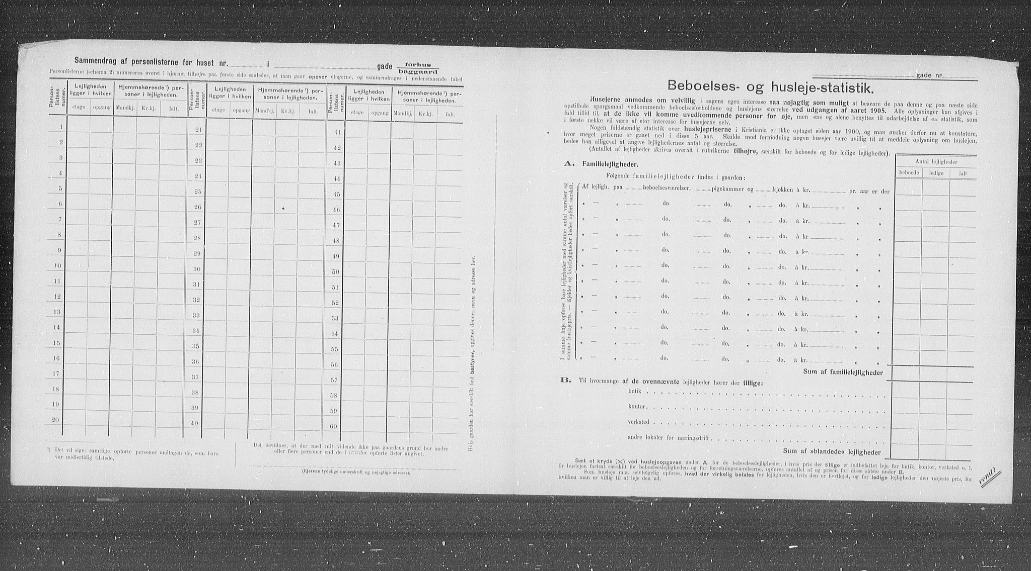 OBA, Kommunal folketelling 31.12.1905 for Kristiania kjøpstad, 1905, s. 39244