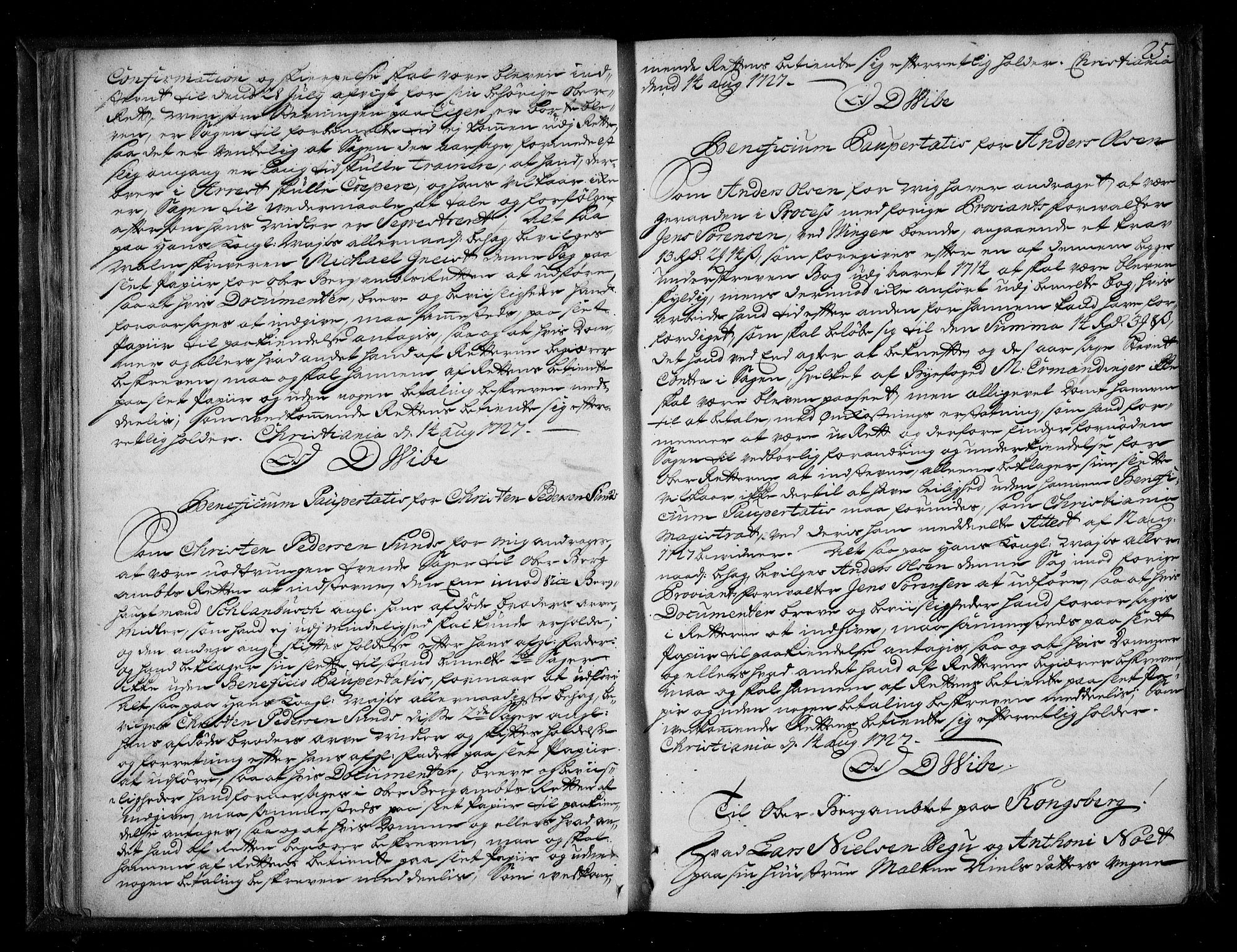 Stattholderembetet 1572-1771, AV/RA-EA-2870/Be/L0007: Ordreprotokoll, 1726-1731, s. 24b-25a