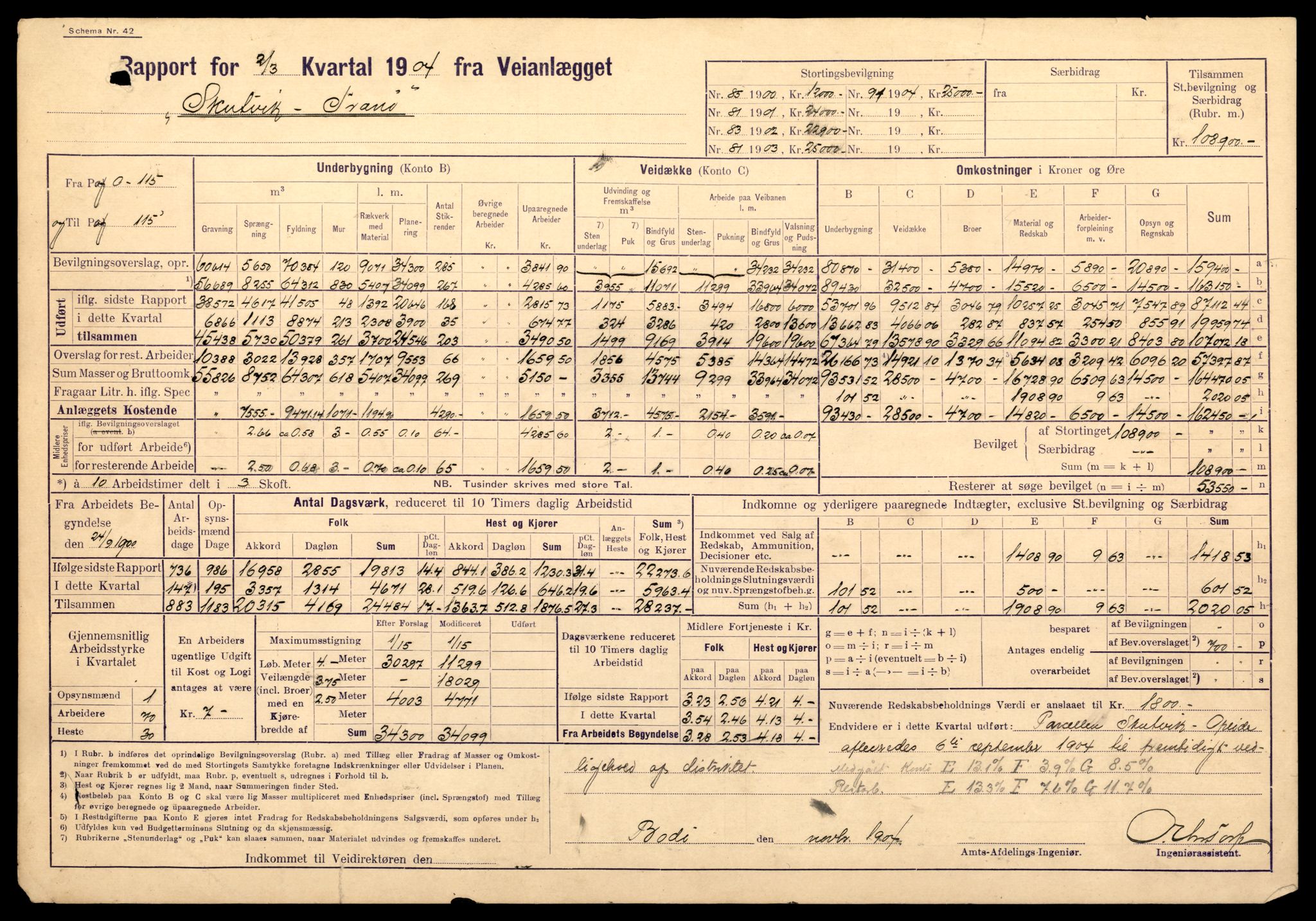 Nordland vegkontor, AV/SAT-A-4181/F/Fa/L0030: Hamarøy/Tysfjord, 1885-1948, s. 902