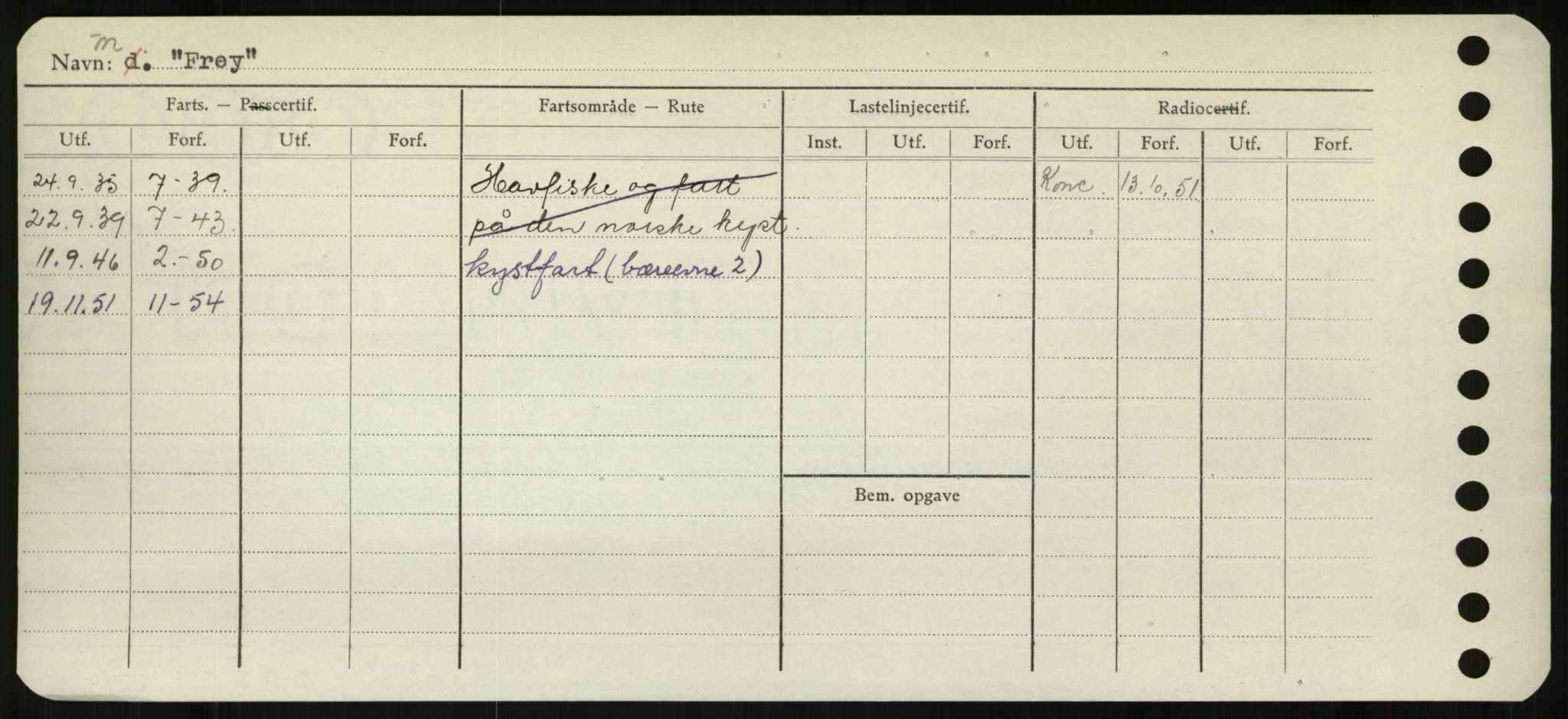 Sjøfartsdirektoratet med forløpere, Skipsmålingen, RA/S-1627/H/Hb/L0002: Fartøy, E-H, s. 174