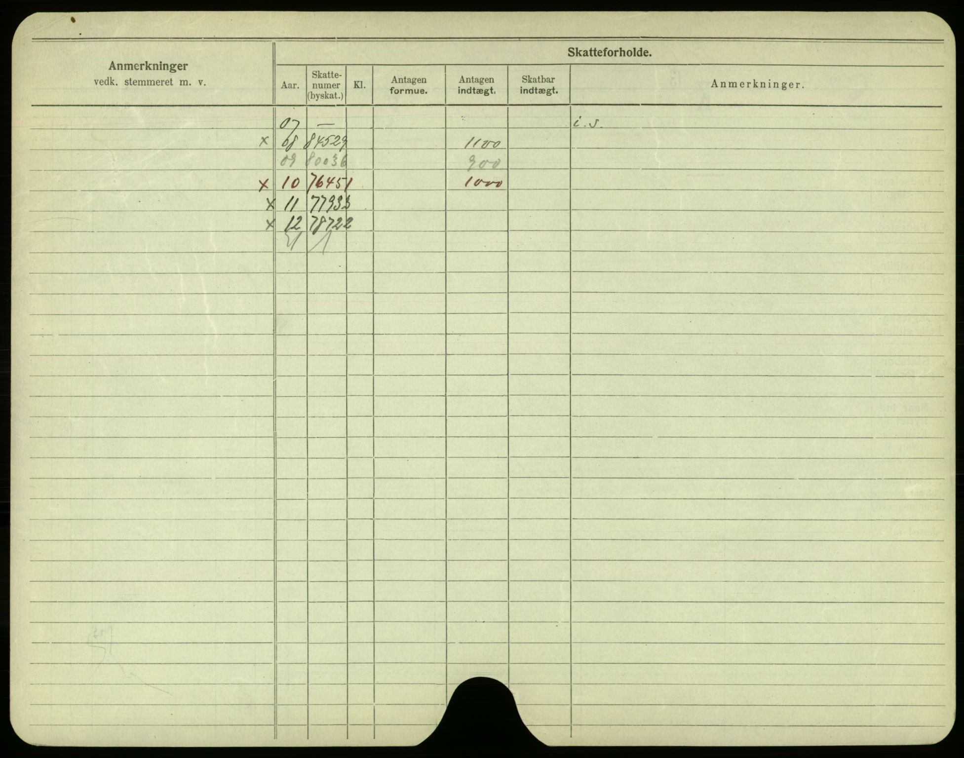 Oslo folkeregister, Registerkort, SAO/A-11715/F/Fa/Fac/L0005: Menn, 1906-1914, s. 825b