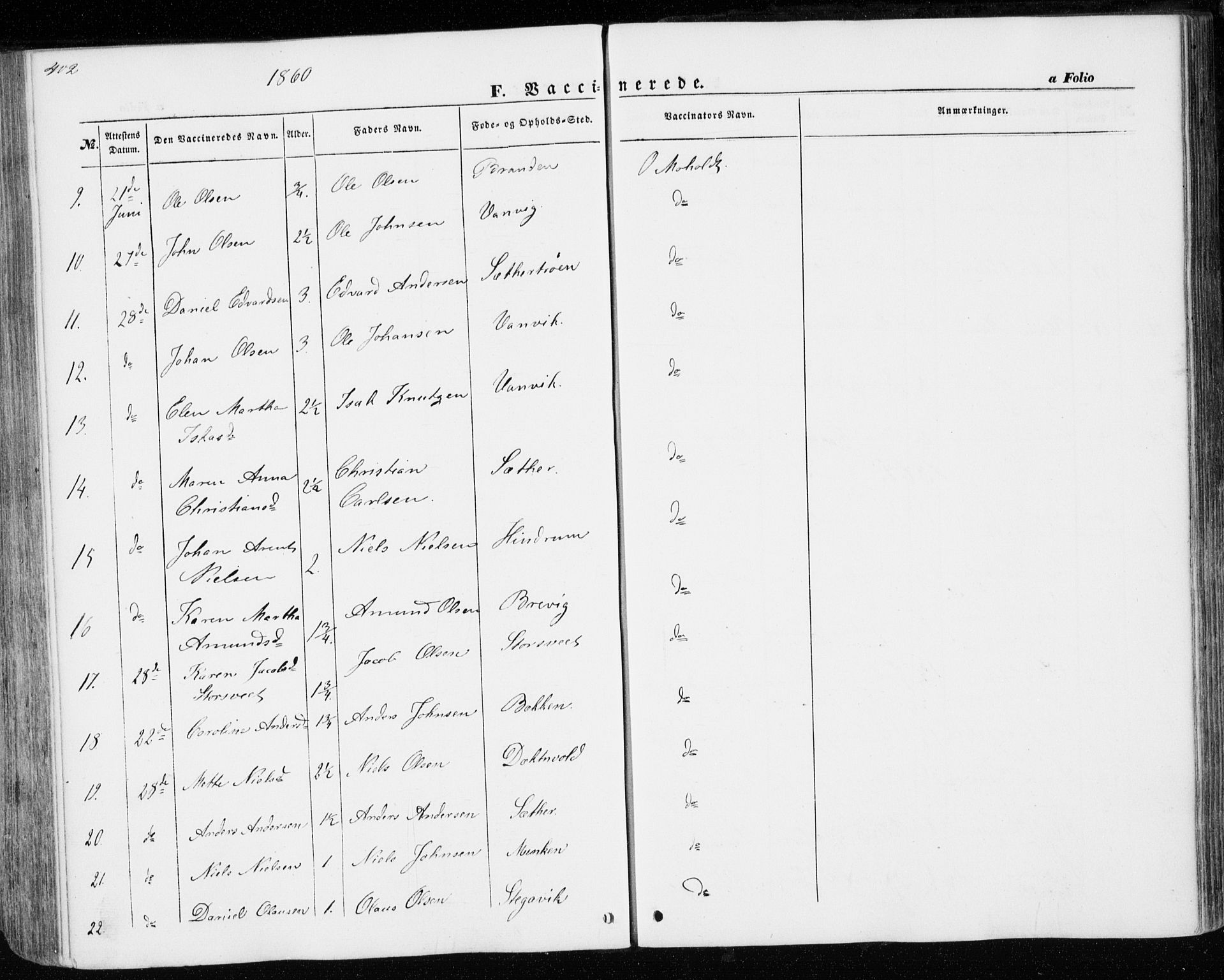 Ministerialprotokoller, klokkerbøker og fødselsregistre - Nord-Trøndelag, AV/SAT-A-1458/701/L0008: Ministerialbok nr. 701A08 /1, 1854-1863, s. 402