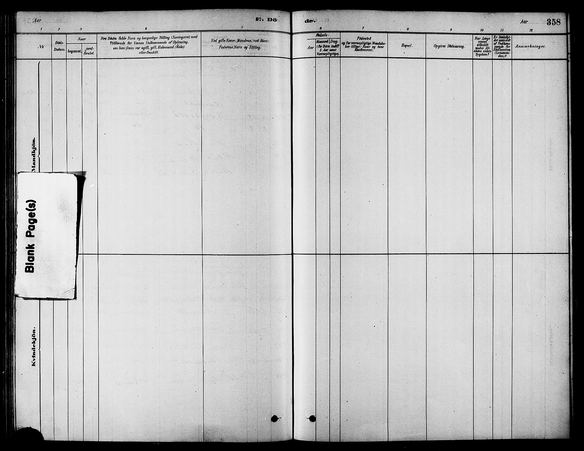 Ministerialprotokoller, klokkerbøker og fødselsregistre - Møre og Romsdal, AV/SAT-A-1454/511/L0141: Ministerialbok nr. 511A08, 1878-1890, s. 358