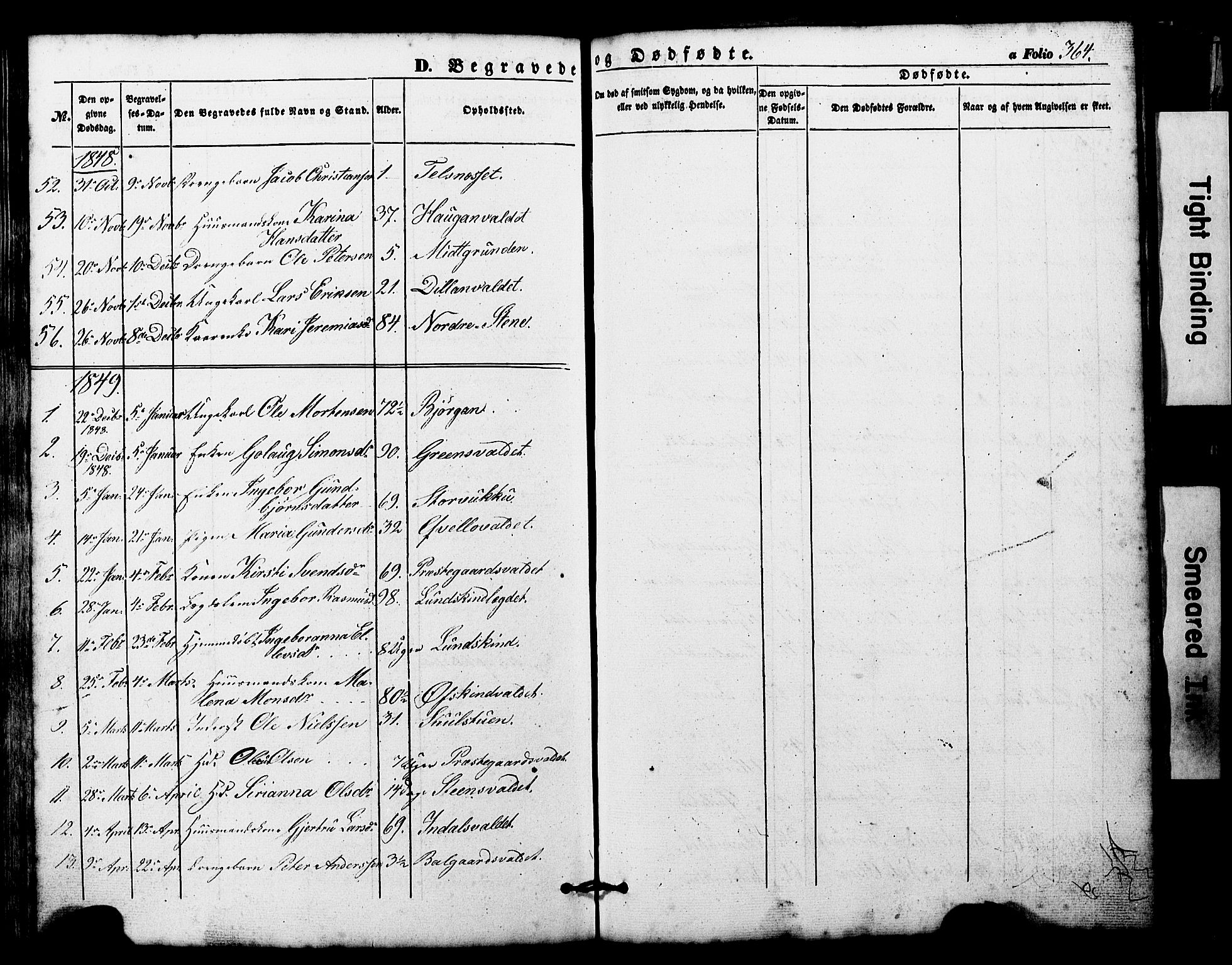 Ministerialprotokoller, klokkerbøker og fødselsregistre - Nord-Trøndelag, SAT/A-1458/724/L0268: Klokkerbok nr. 724C04, 1846-1878, s. 364