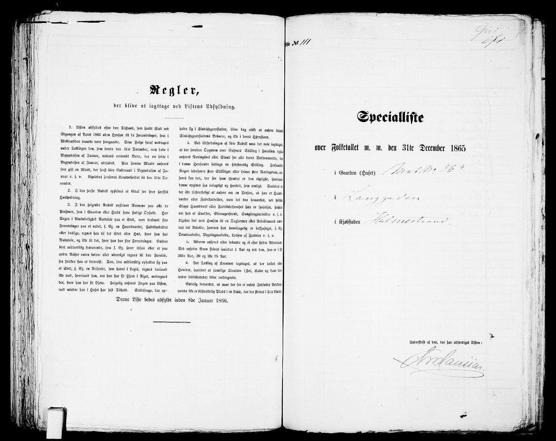 RA, Folketelling 1865 for 0702B Botne prestegjeld, Holmestrand kjøpstad, 1865, s. 229