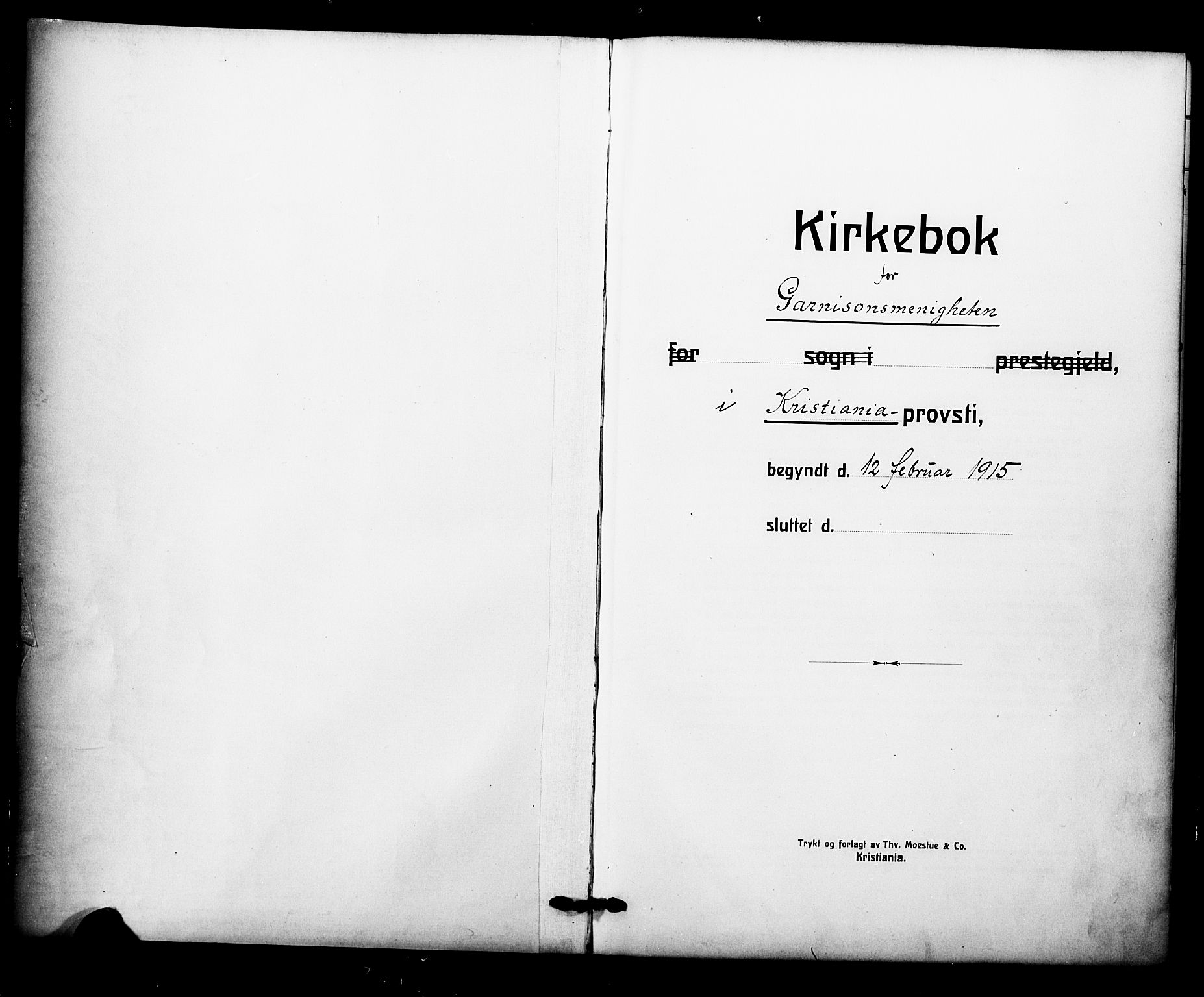 Garnisonsmenigheten Kirkebøker, SAO/A-10846/F/Fa/L0015: Ministerialbok nr. 15, 1915-1921