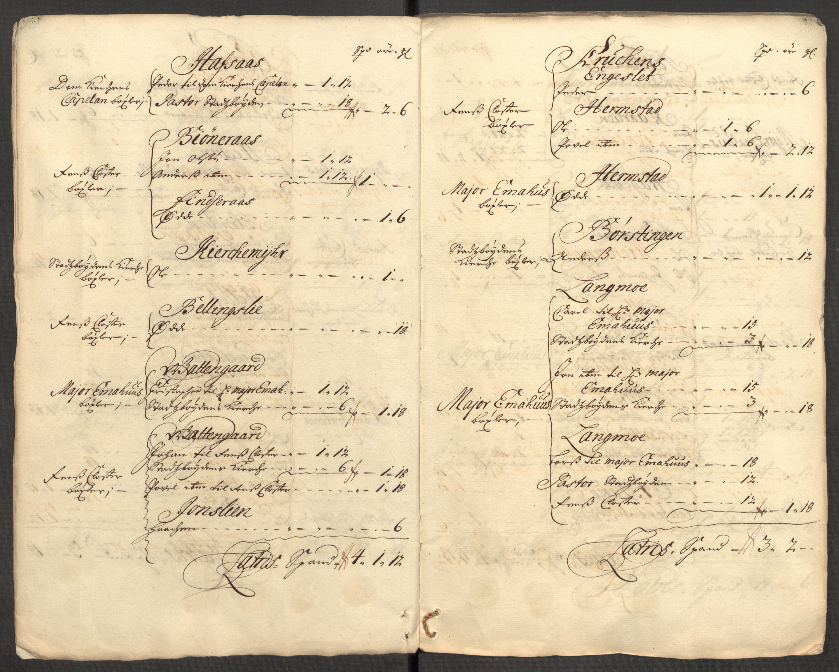 Rentekammeret inntil 1814, Reviderte regnskaper, Fogderegnskap, RA/EA-4092/R57/L3858: Fogderegnskap Fosen, 1708-1709, s. 21