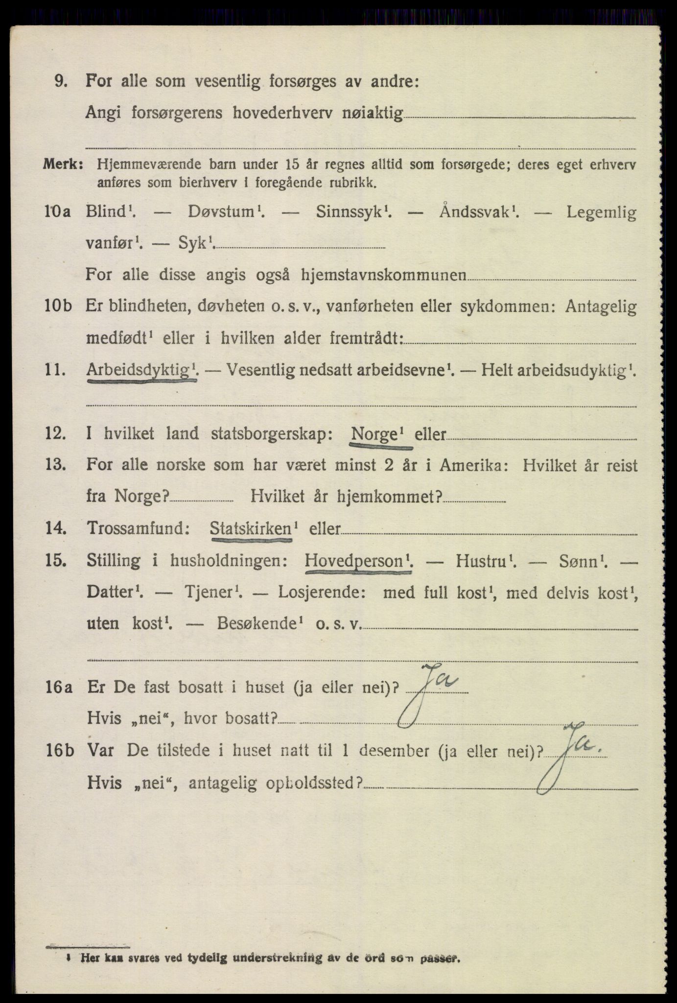 SAH, Folketelling 1920 for 0428 Trysil herred, 1920, s. 10160
