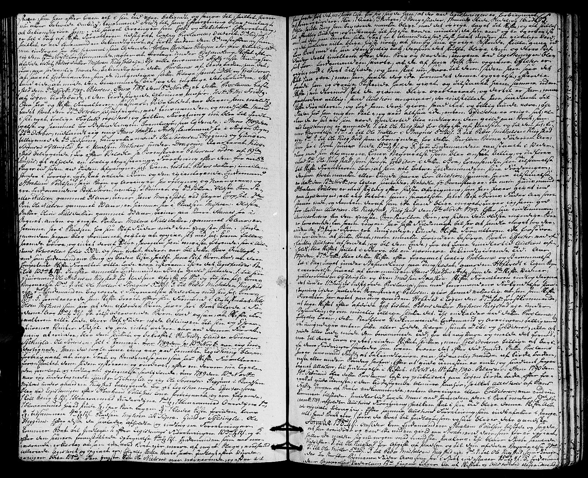 Lier, Røyken og Hurum sorenskriveri, AV/SAKO-A-89/H/Hc/L0007a: Skifteprotokoll, 1789-1799, s. 64b-65a