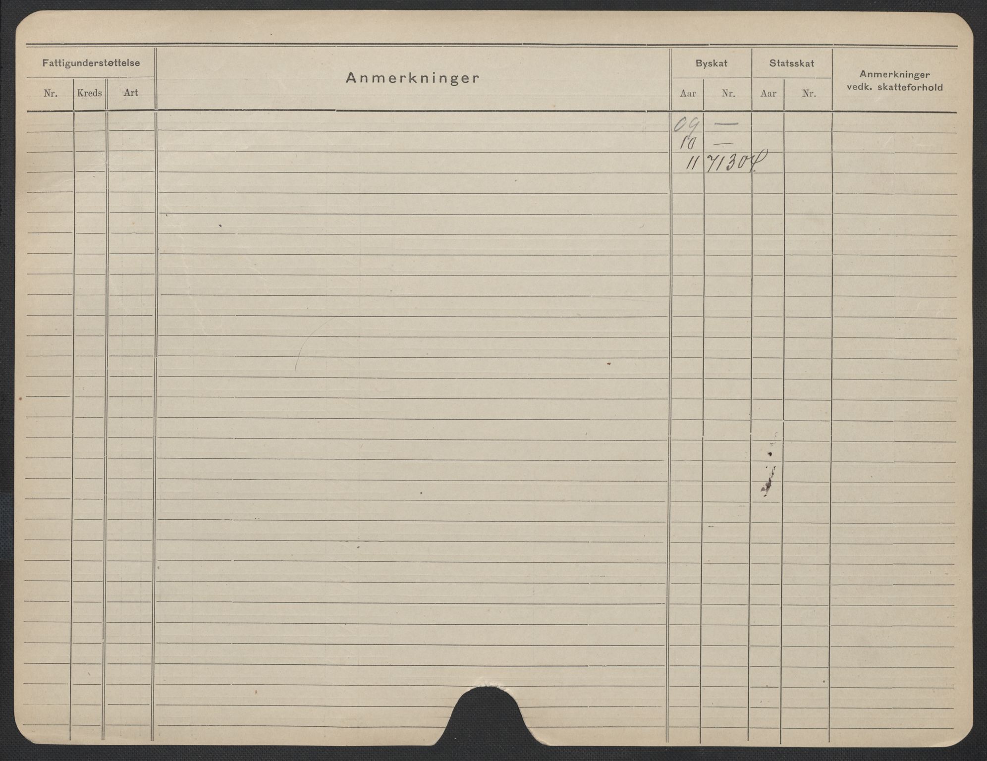 Oslo folkeregister, Registerkort, SAO/A-11715/F/Fa/Fac/L0015: Kvinner, 1906-1914, s. 1150b