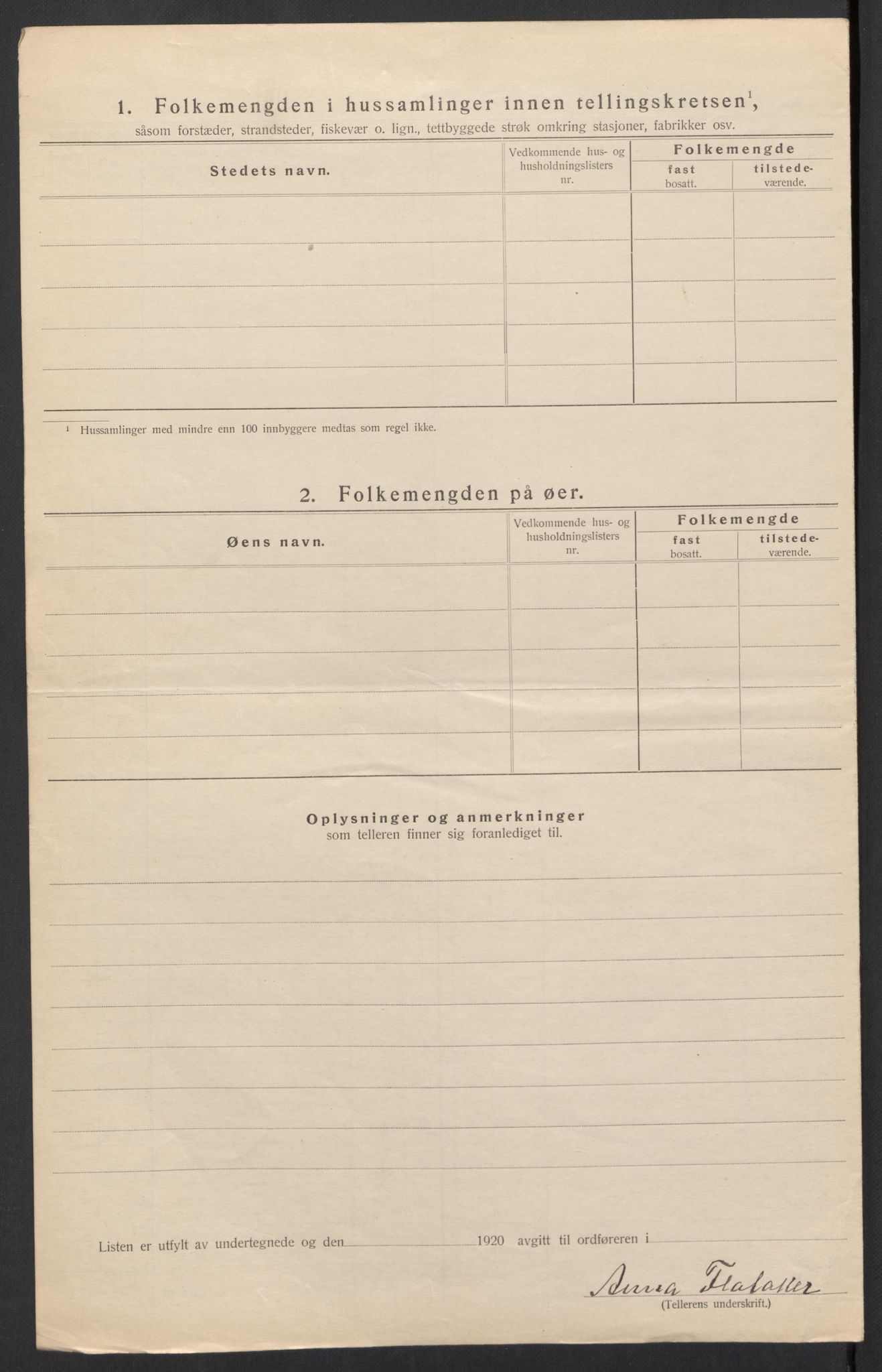 SAH, Folketelling 1920 for 0540 Sør-Aurdal herred, 1920, s. 11