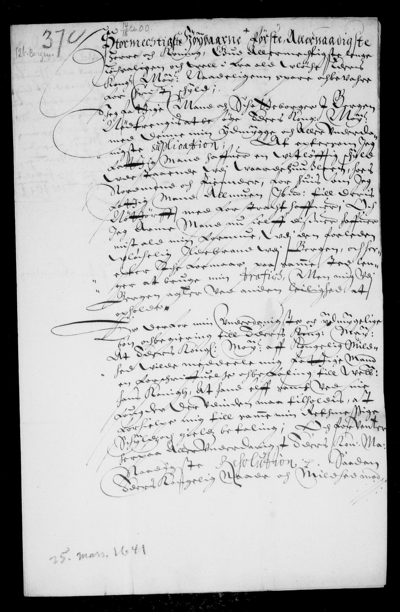 Danske Kanselli, Skapsaker, AV/RA-EA-4061/F/L0055: Skap 14, pakke 18A-18B, litra Ø, 1607-1704, s. 261