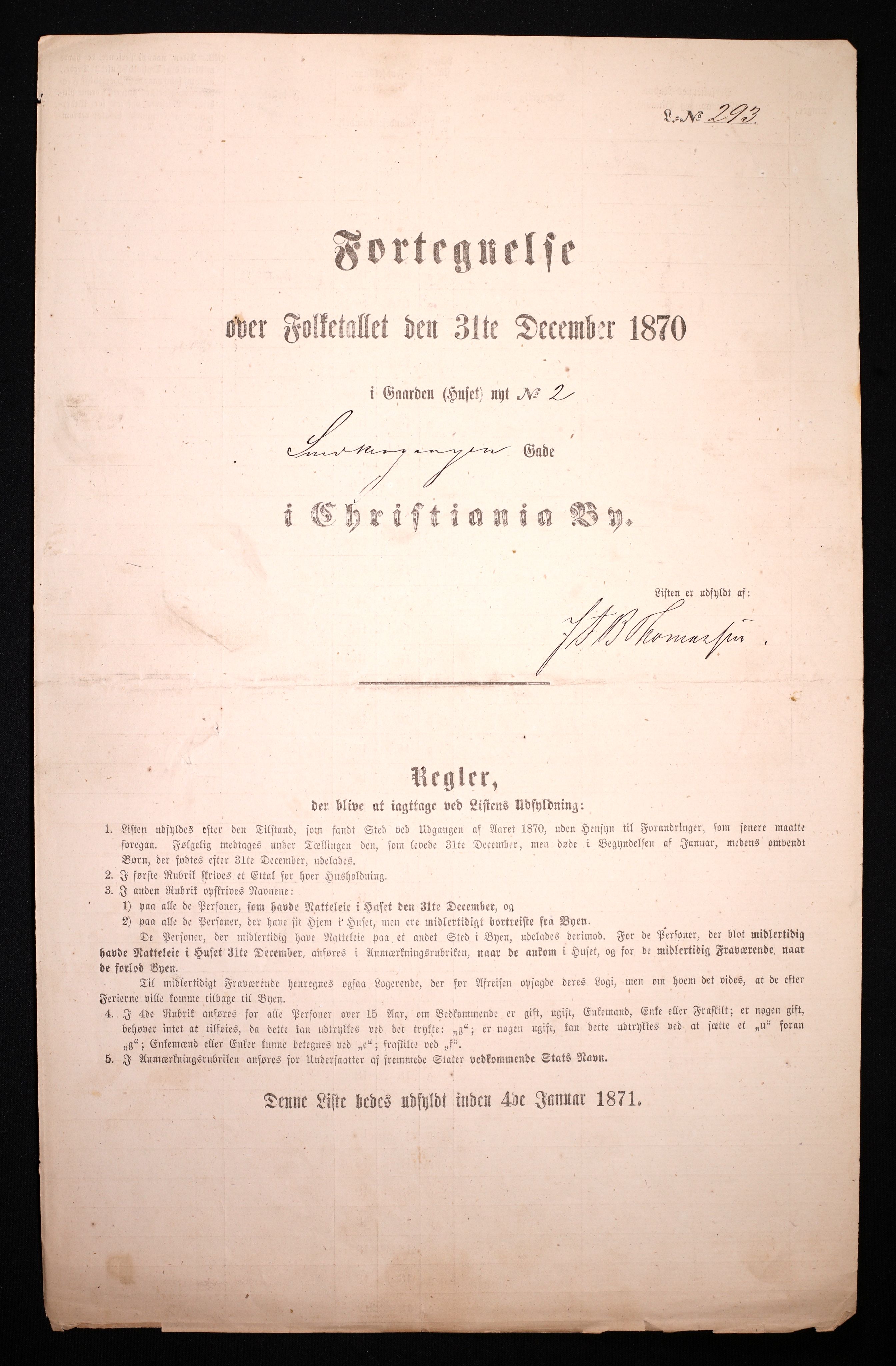 RA, Folketelling 1870 for 0301 Kristiania kjøpstad, 1870, s. 3568