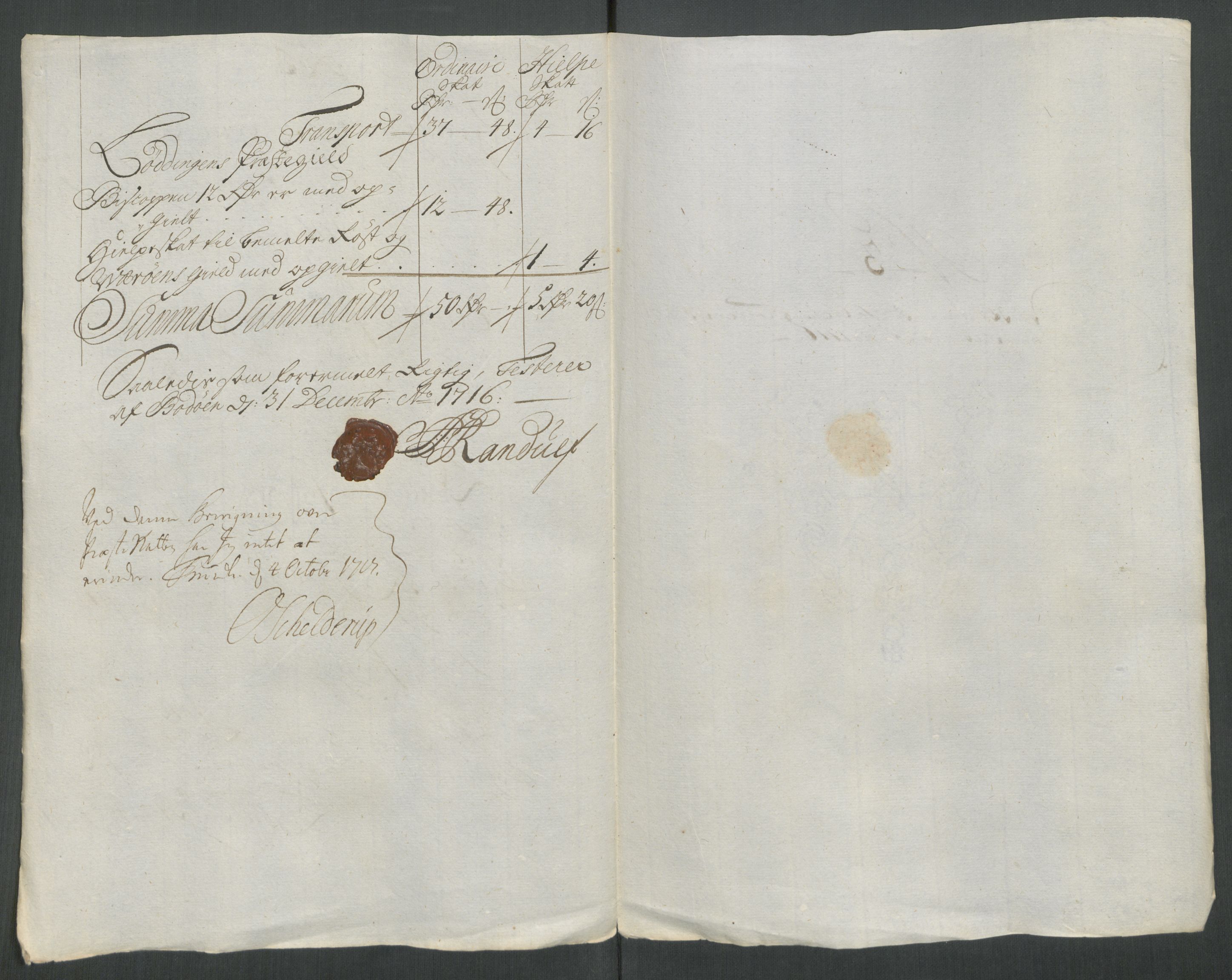 Rentekammeret inntil 1814, Reviderte regnskaper, Fogderegnskap, AV/RA-EA-4092/R66/L4586: Fogderegnskap Salten, 1716, s. 82