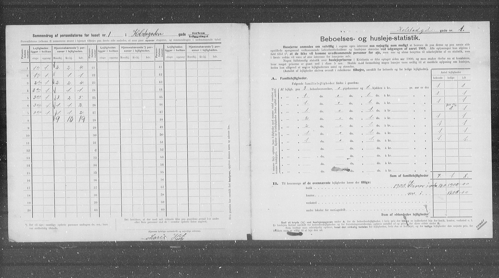 OBA, Kommunal folketelling 31.12.1905 for Kristiania kjøpstad, 1905, s. 27473