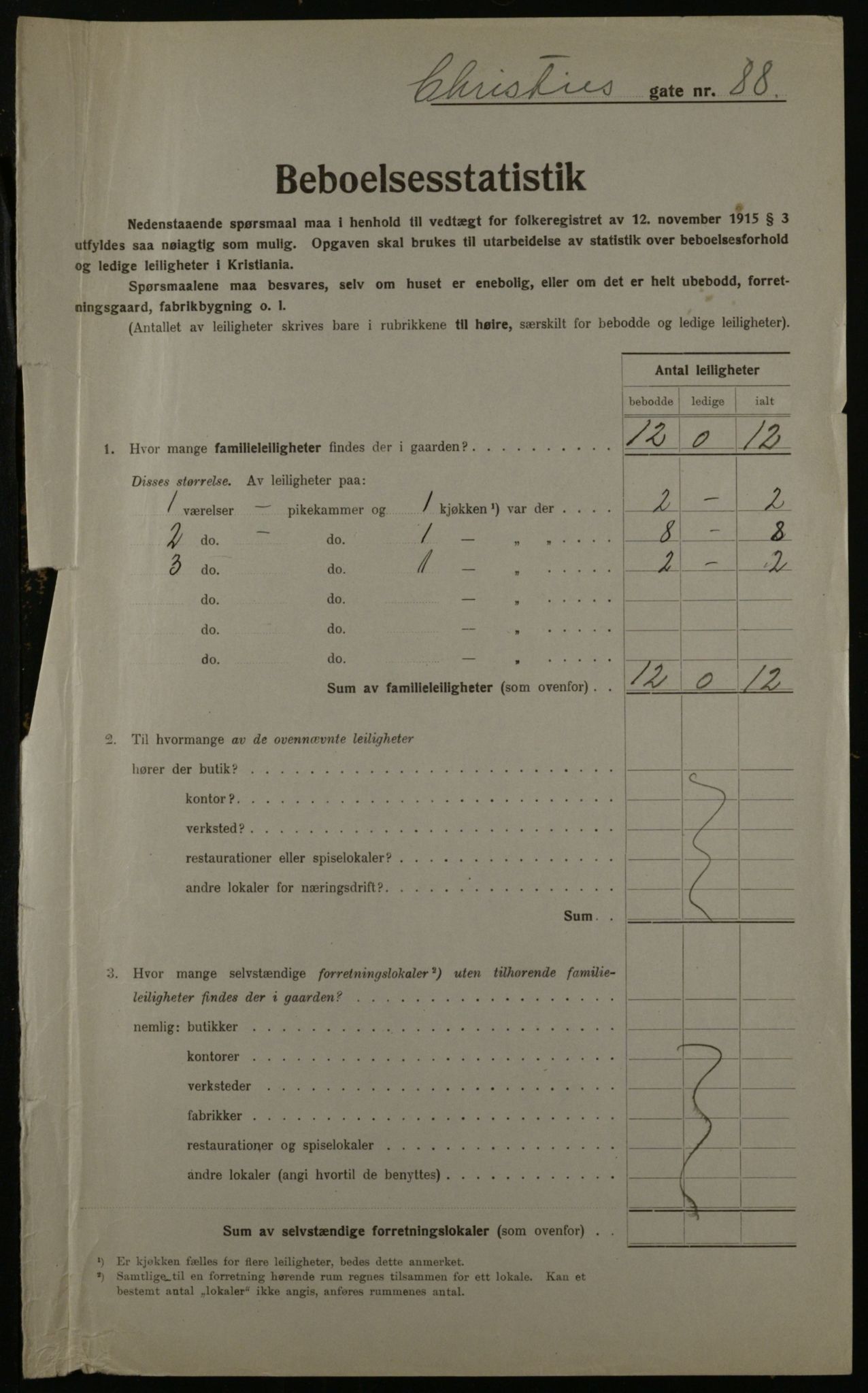 OBA, Kommunal folketelling 1.12.1923 for Kristiania, 1923, s. 14408