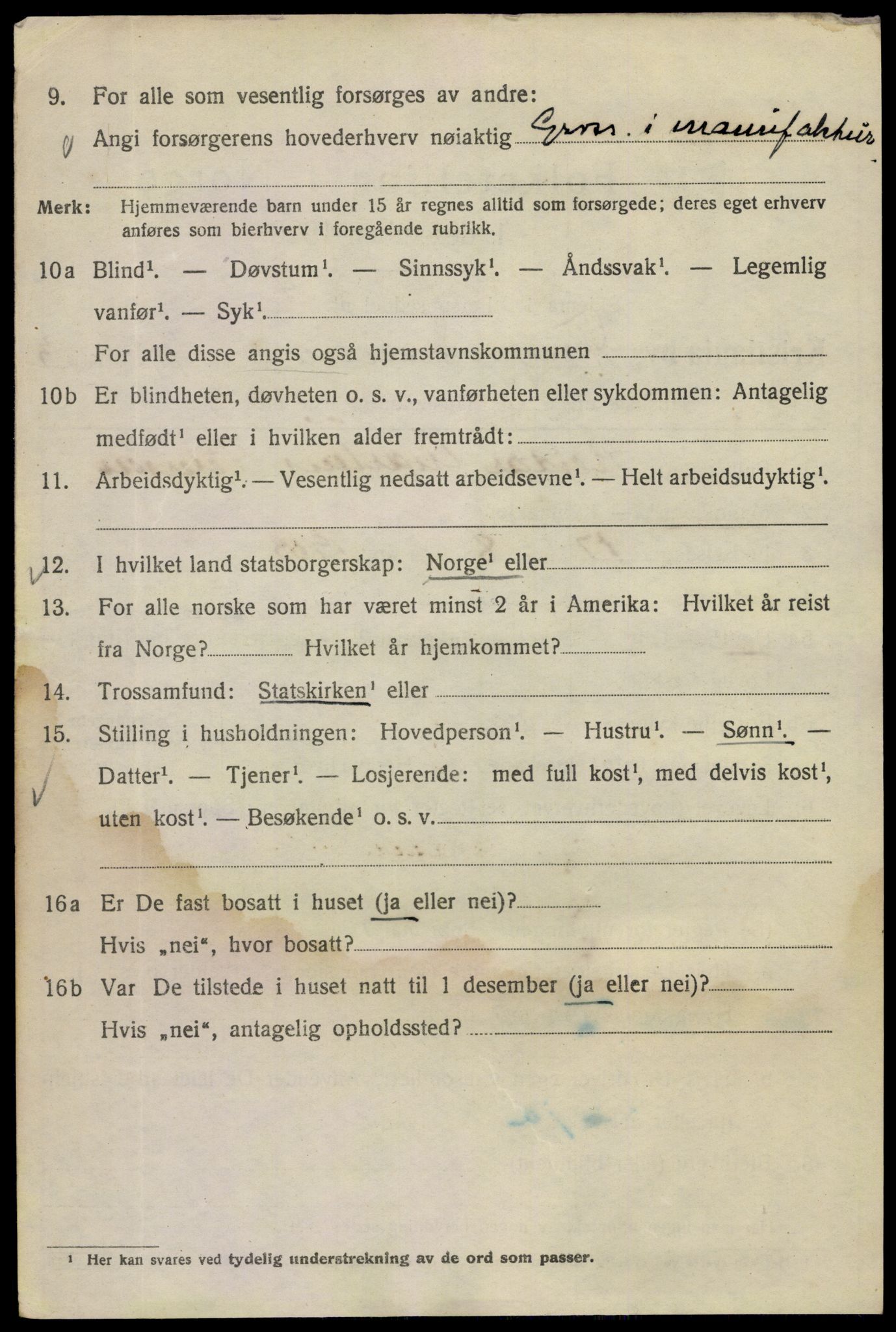 SAO, Folketelling 1920 for 0301 Kristiania kjøpstad, 1920, s. 243646