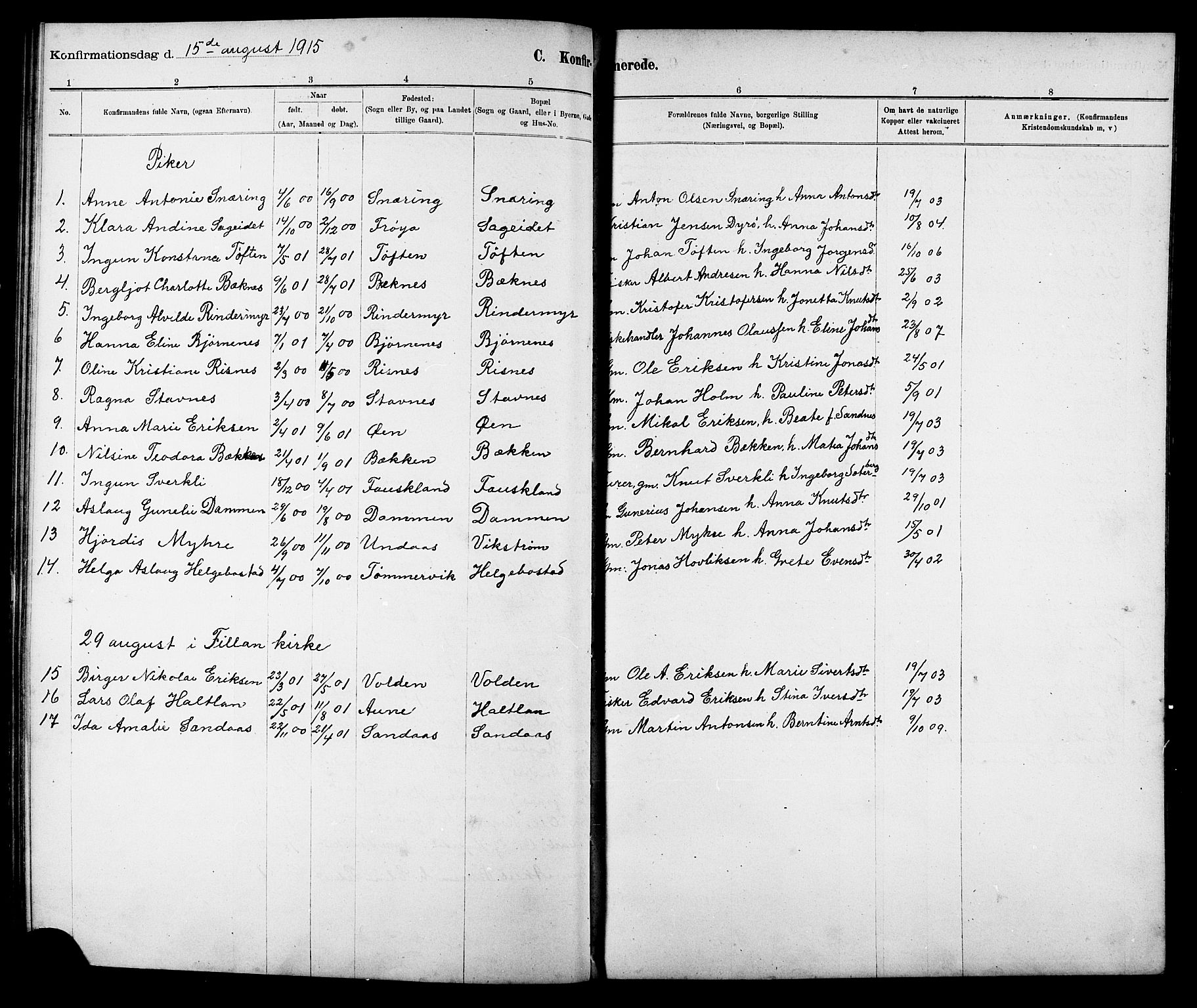 Ministerialprotokoller, klokkerbøker og fødselsregistre - Sør-Trøndelag, AV/SAT-A-1456/634/L0542: Klokkerbok nr. 634C04, 1892-1916