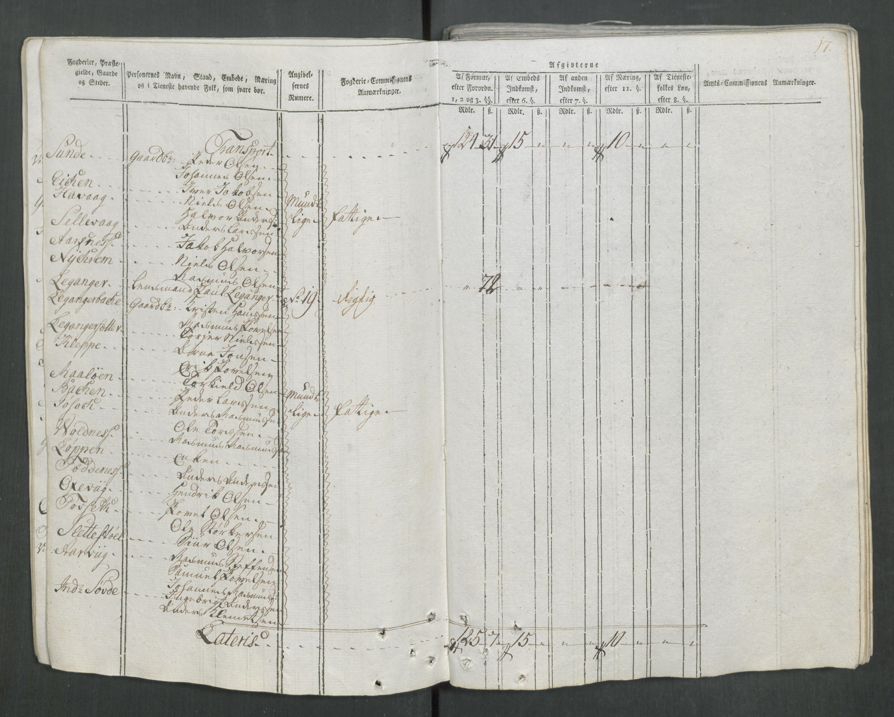 Rentekammeret inntil 1814, Reviderte regnskaper, Mindre regnskaper, RA/EA-4068/Rf/Rfe/L0050: Sunnmøre fogderi, Toten fogderi, 1789, s. 20